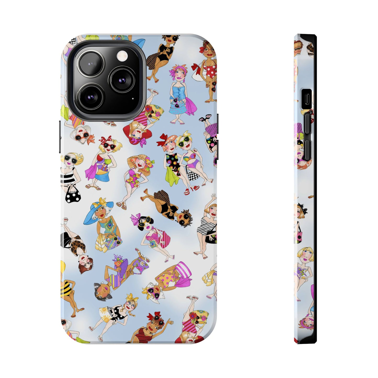 Tossed Beauties Blue Sky Phone Case