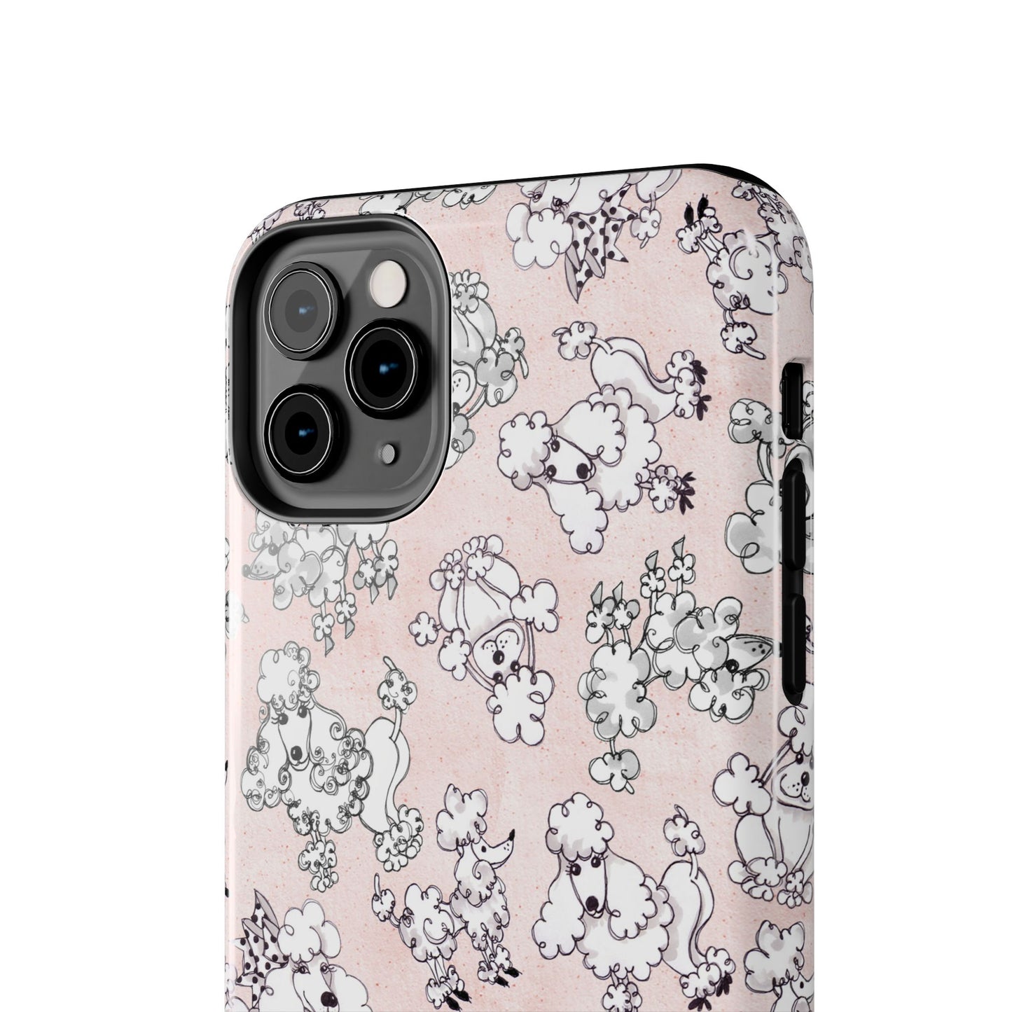 Paris Poodles Pink Phone Case