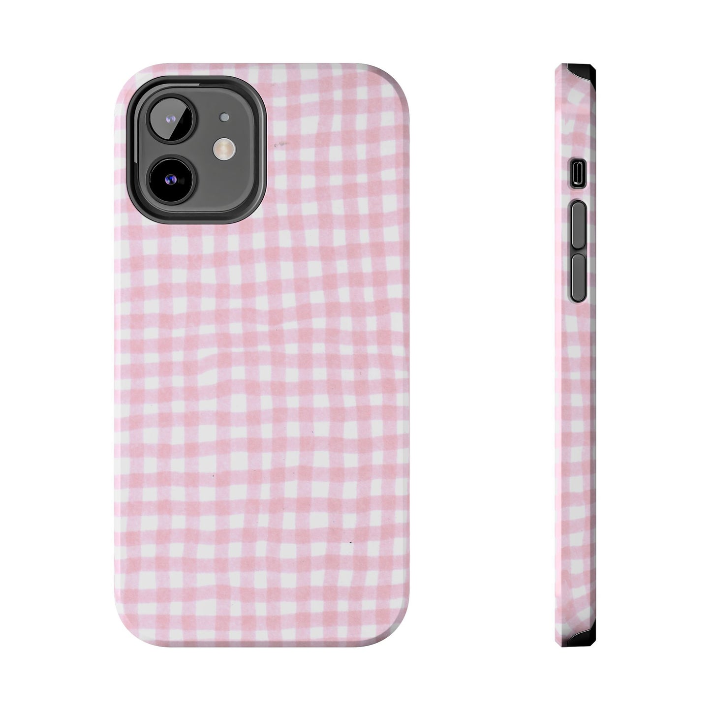 Wonky Chipper Check Pink Phone Case