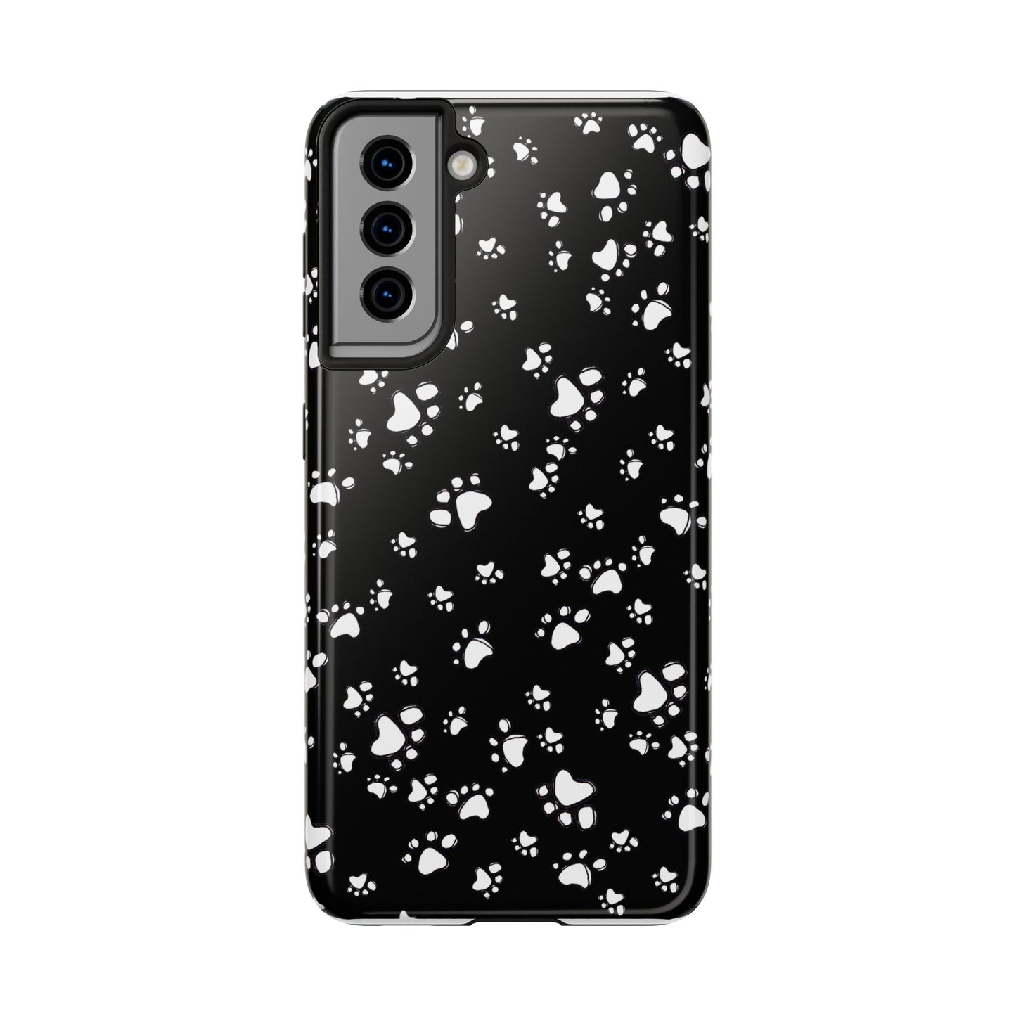 Paw Flakes Black Phone Case