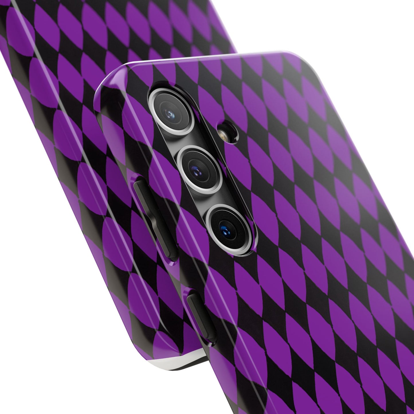 Diamond Purple / Black Phone Case