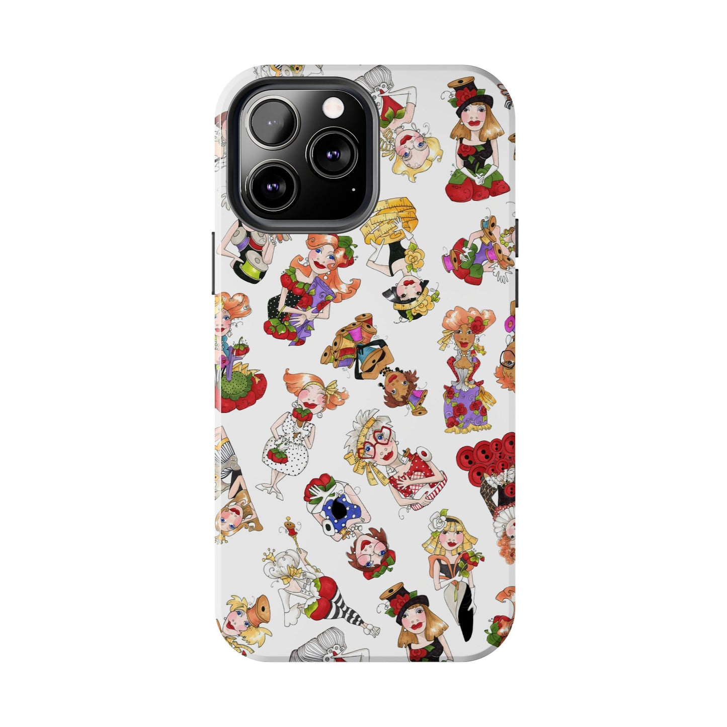 Curious Toss White Phone Case