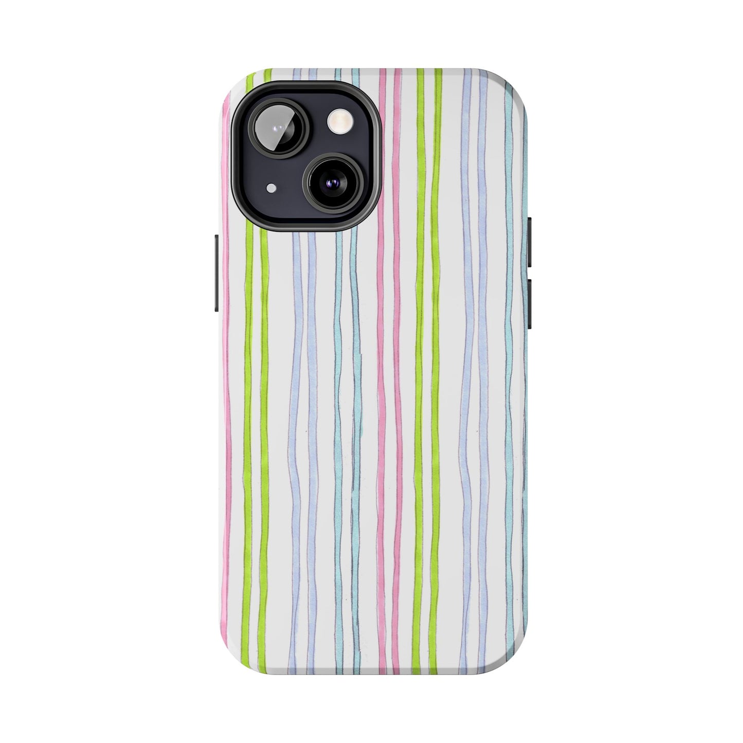 Belle Stripe White Phone Case