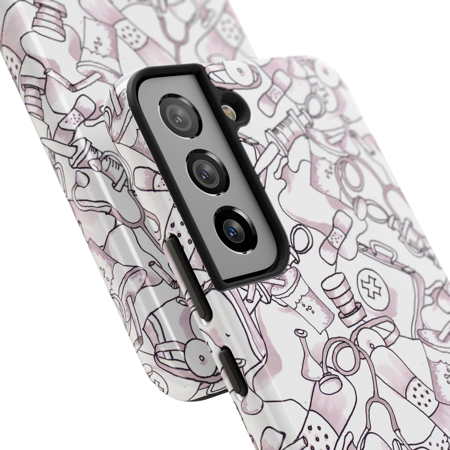 Med Stuff White Phone Case