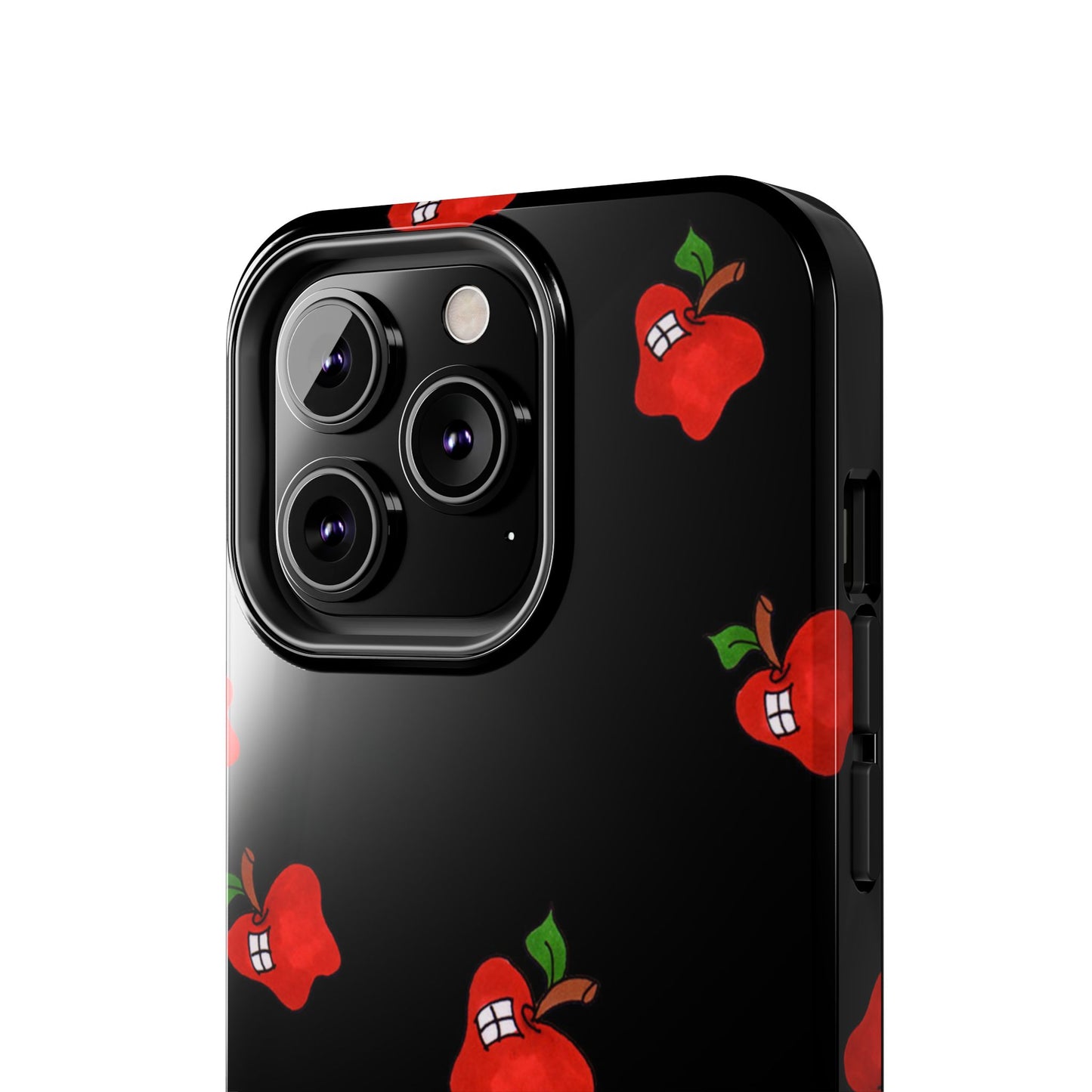 Flying Apples Black Phone Case