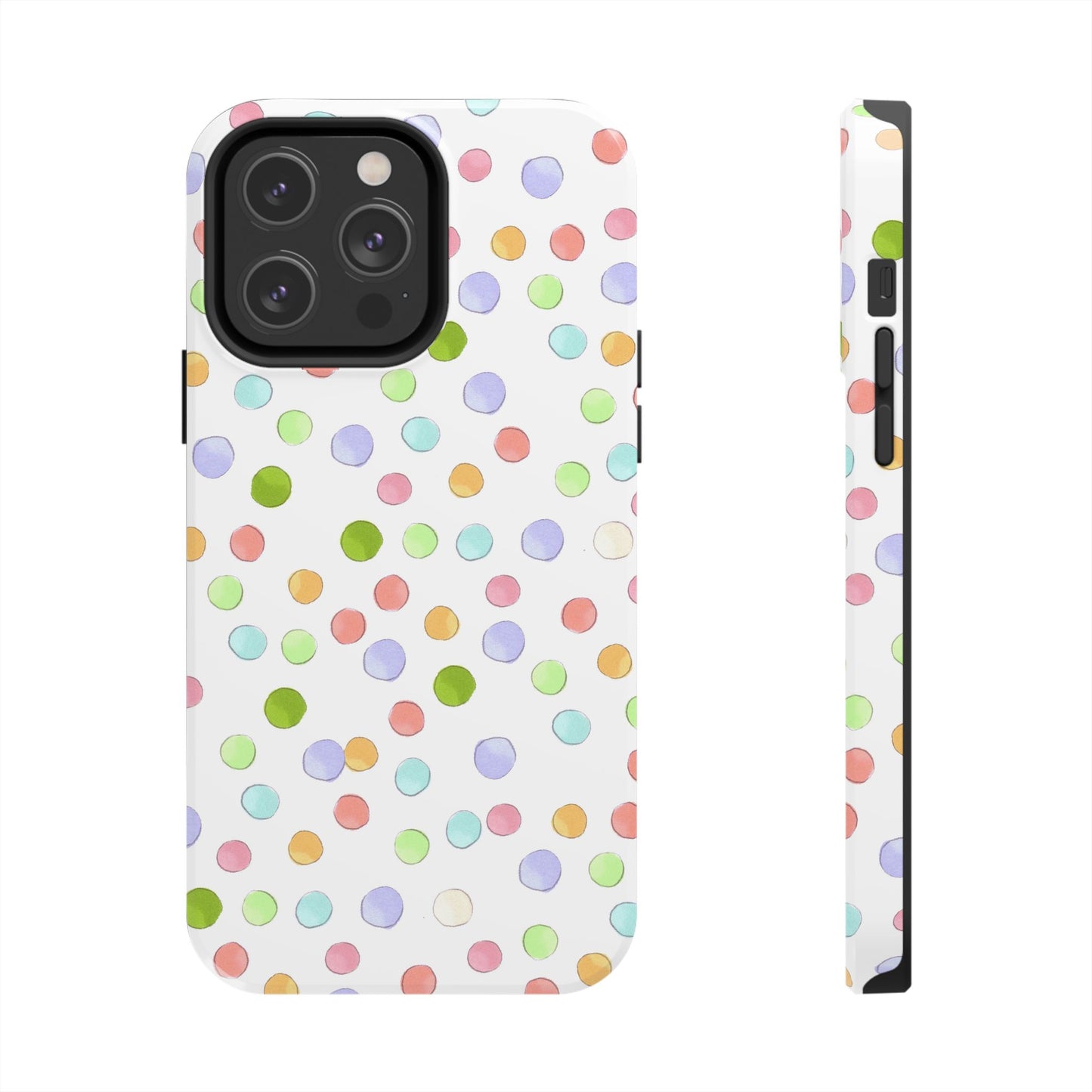Happy Dots White Phone Case