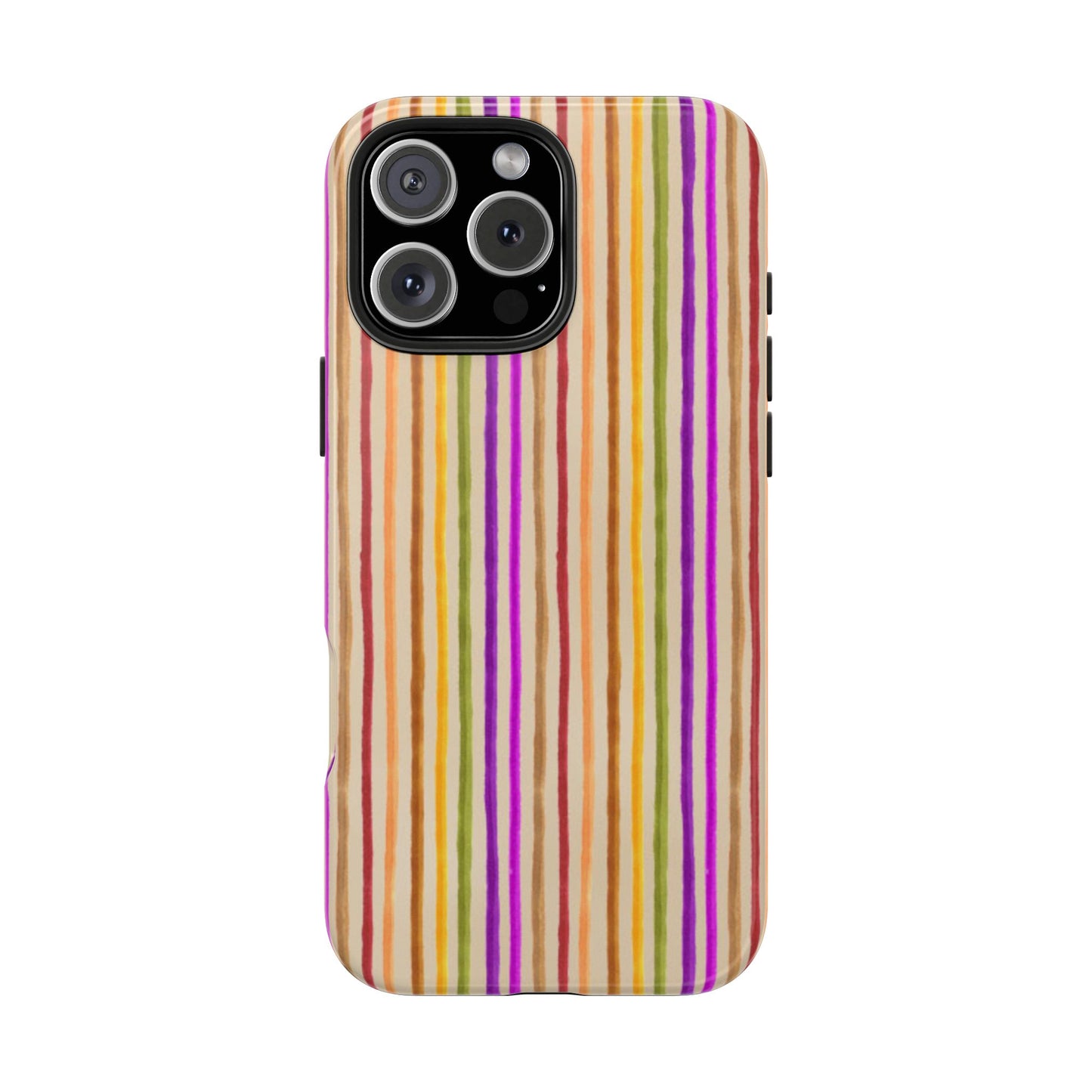 Spice Stripe Muslin Phone Case