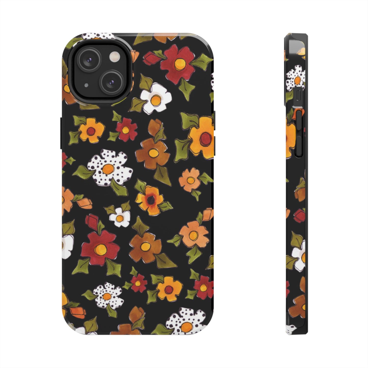Spice Posie Black Phone Case