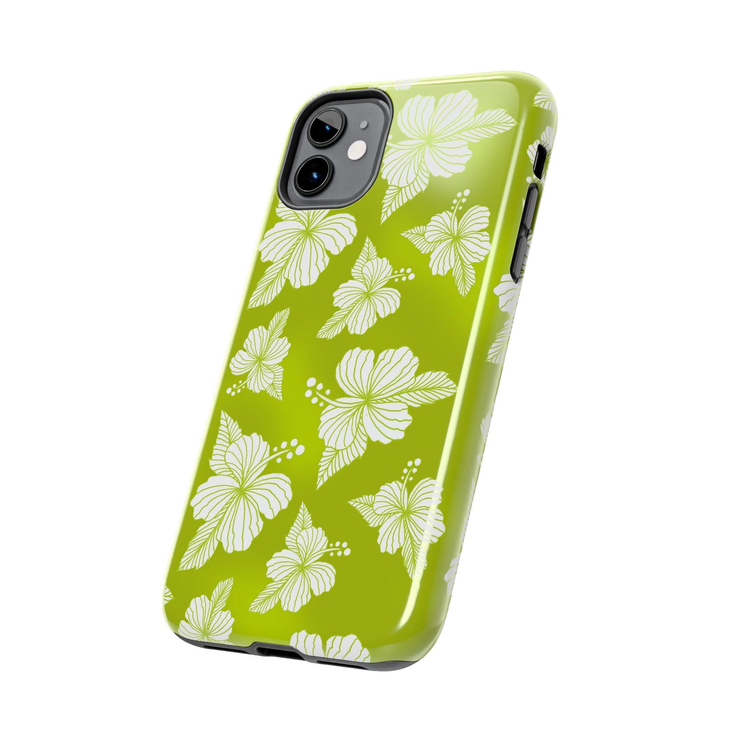 Hibiscus Green Phone Case