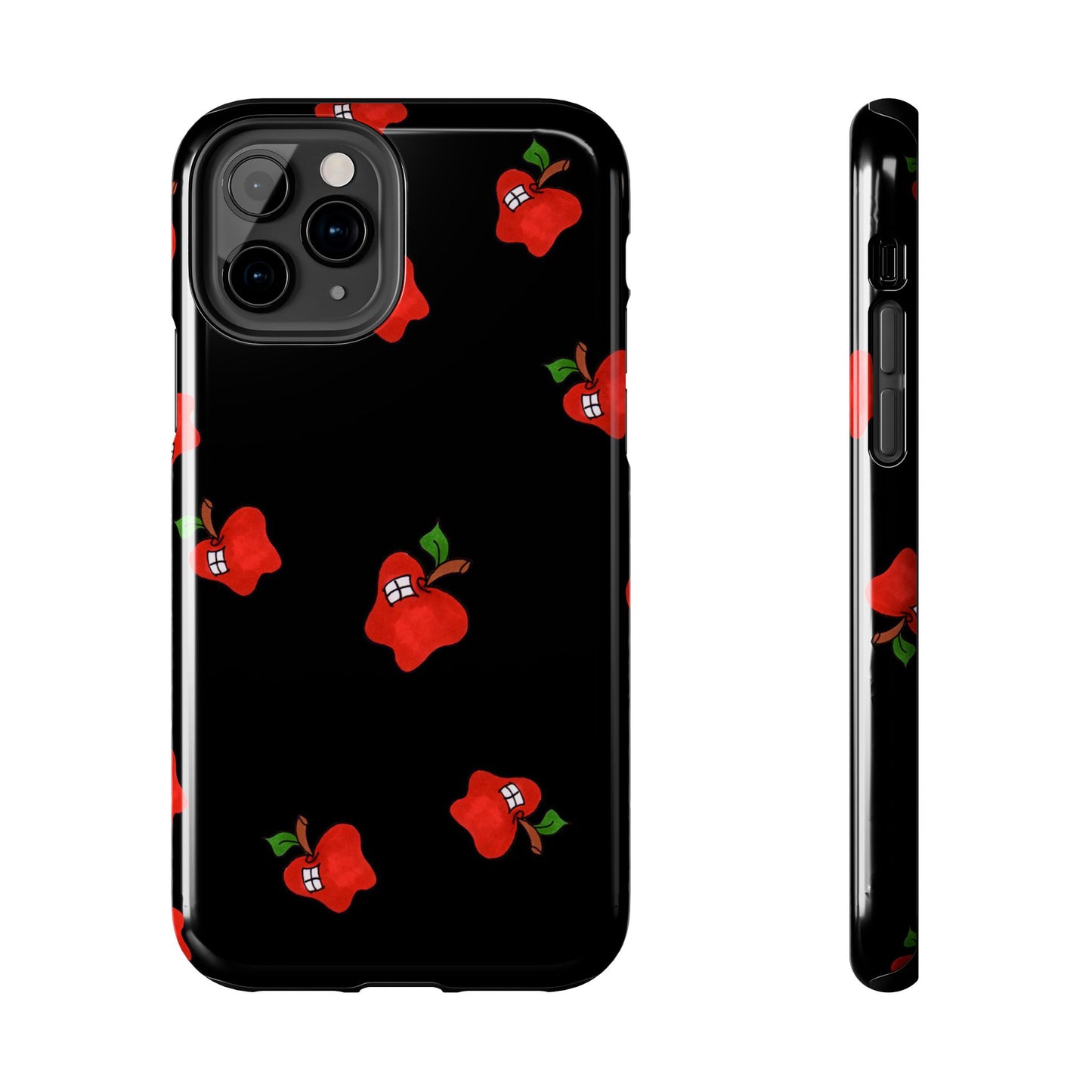 Flying Apples Black Phone Case