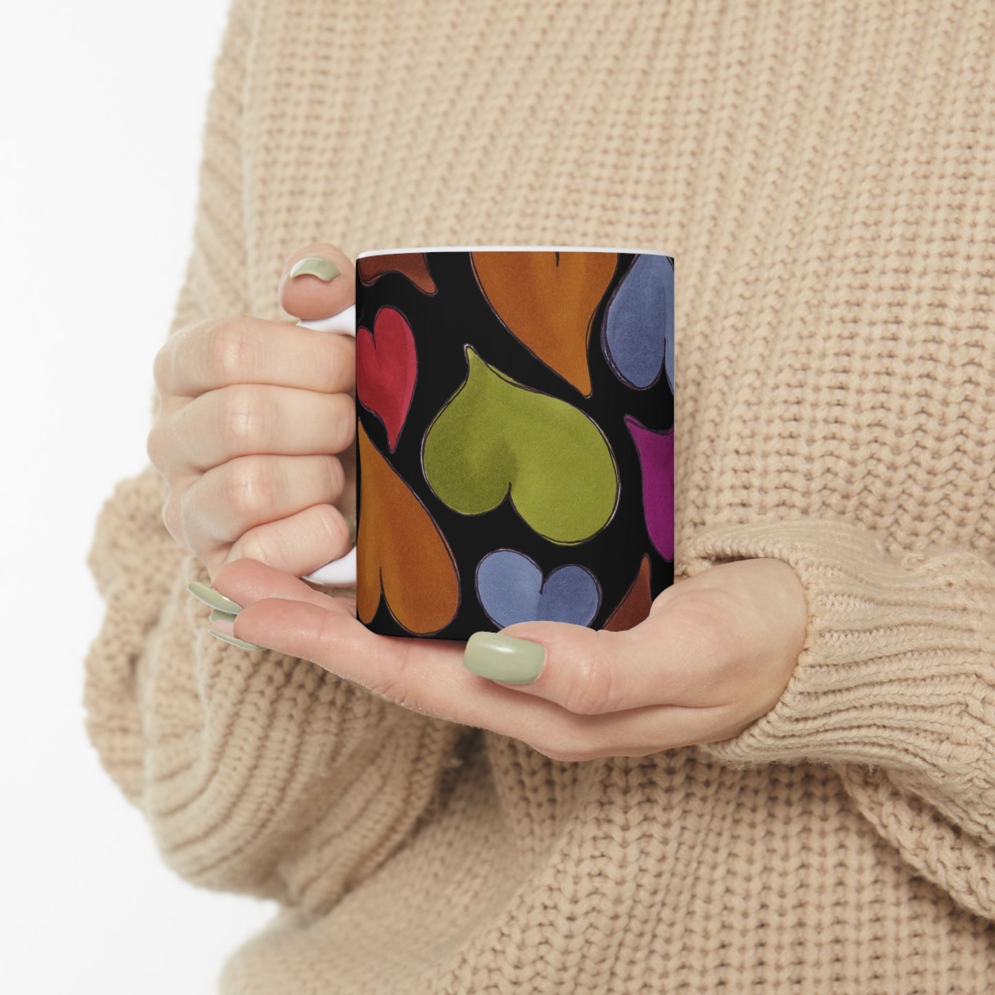 Big Hearted Black Cup