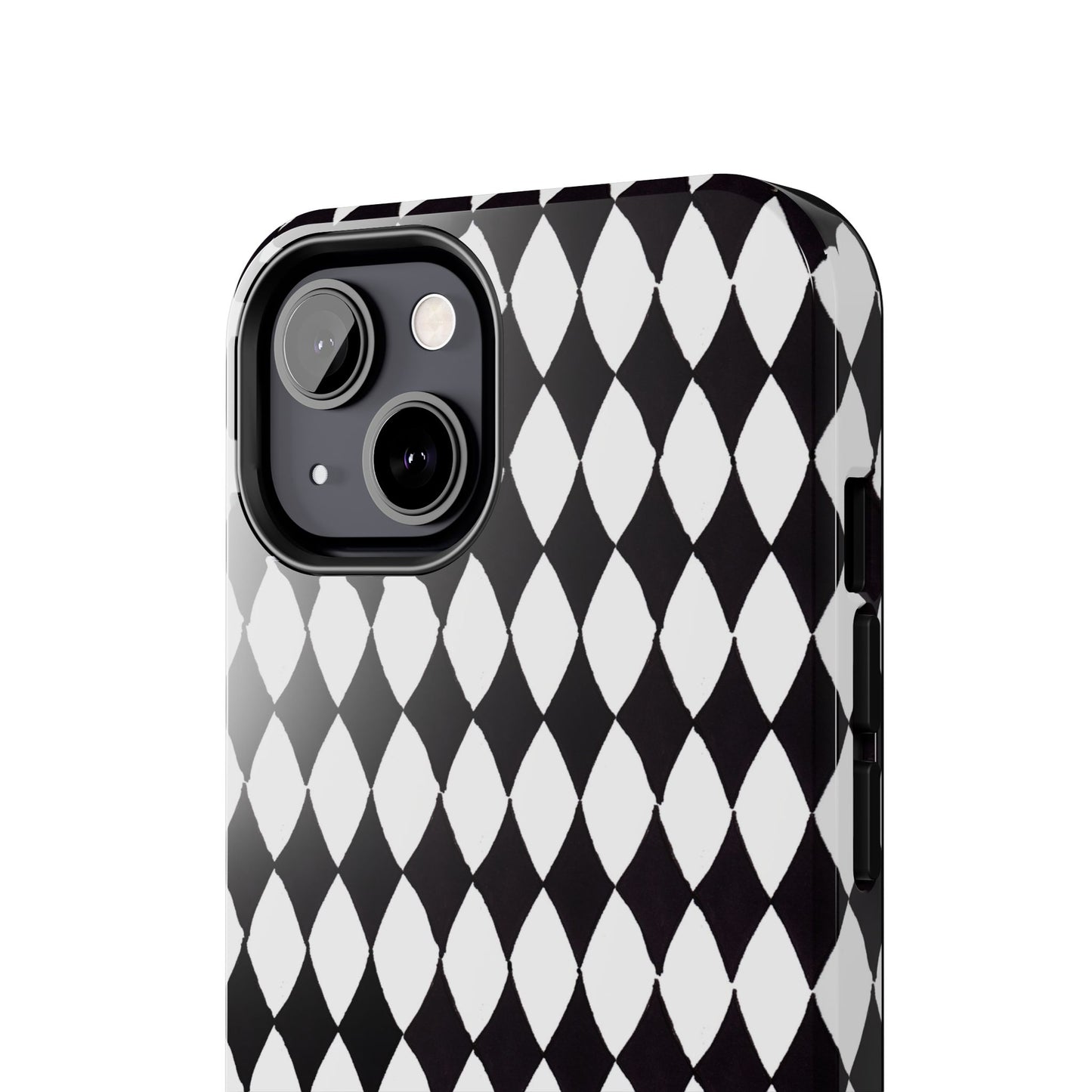Diamond White / Black Phone Case