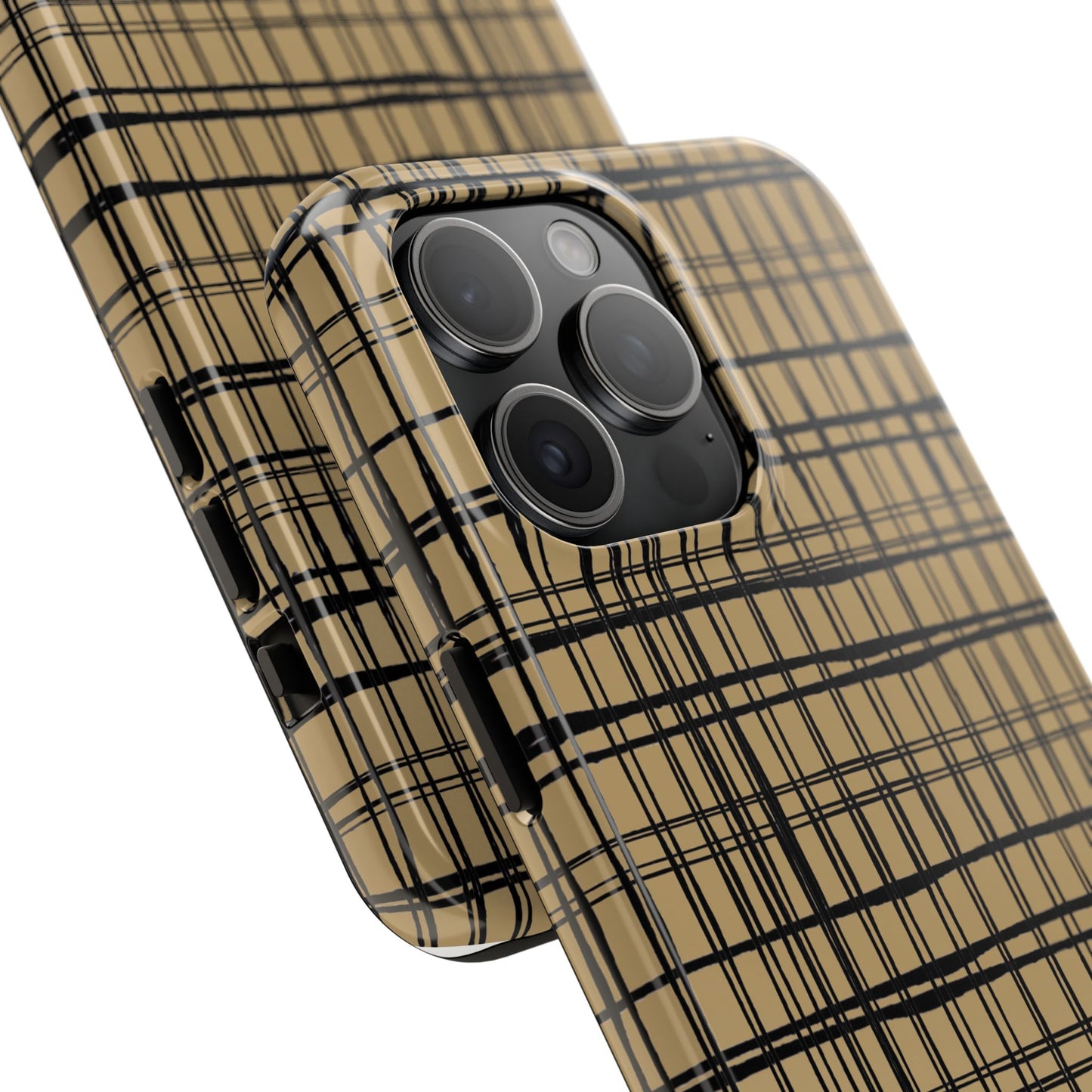 Doggie Fence Tan Phone Case