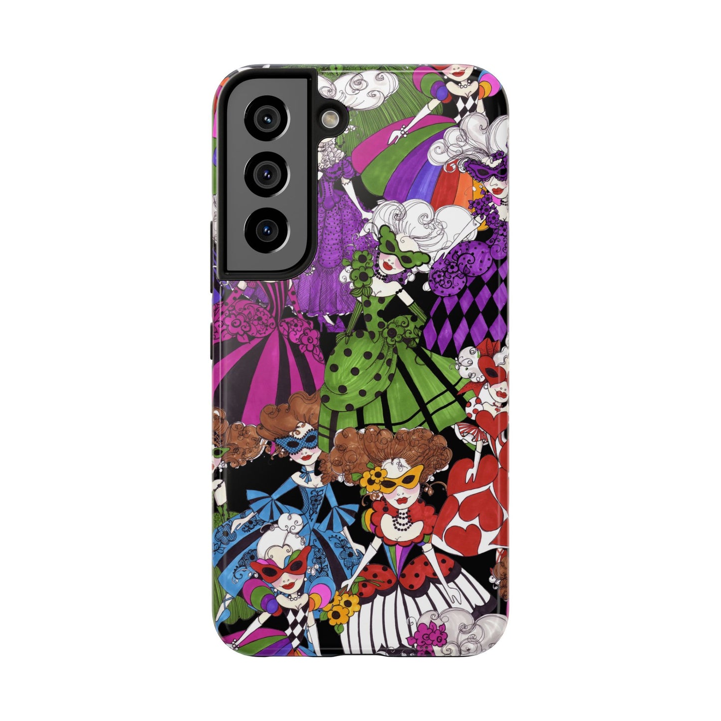 Crowded Dance Floor Black Phone Case