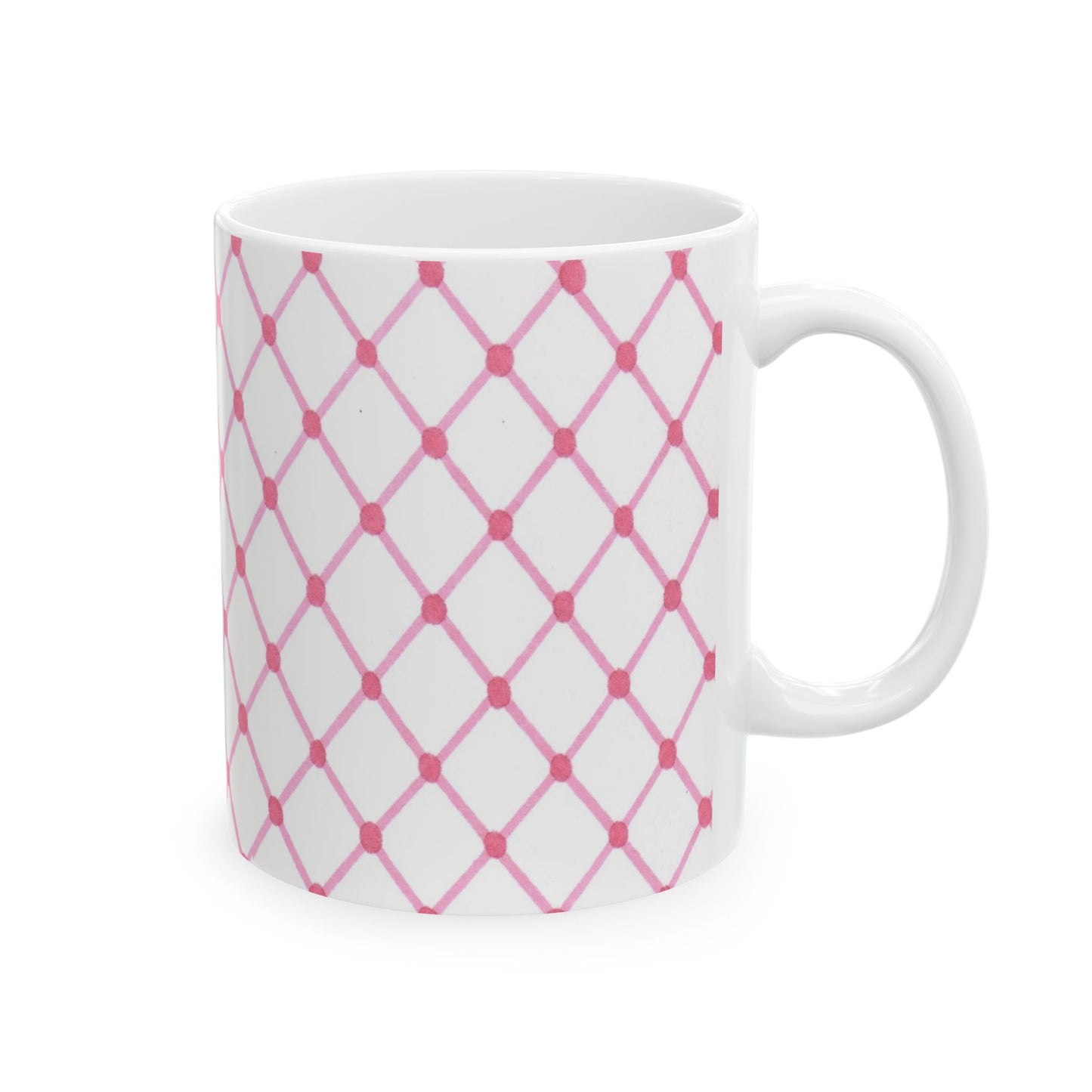 Diamond White / Pink Cup