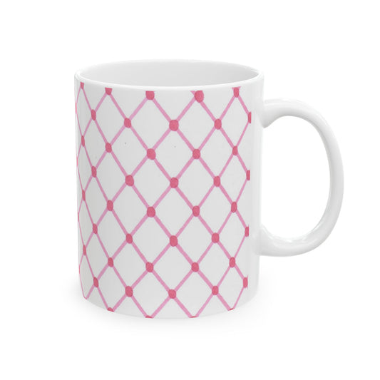 Diamond White / Pink Cup