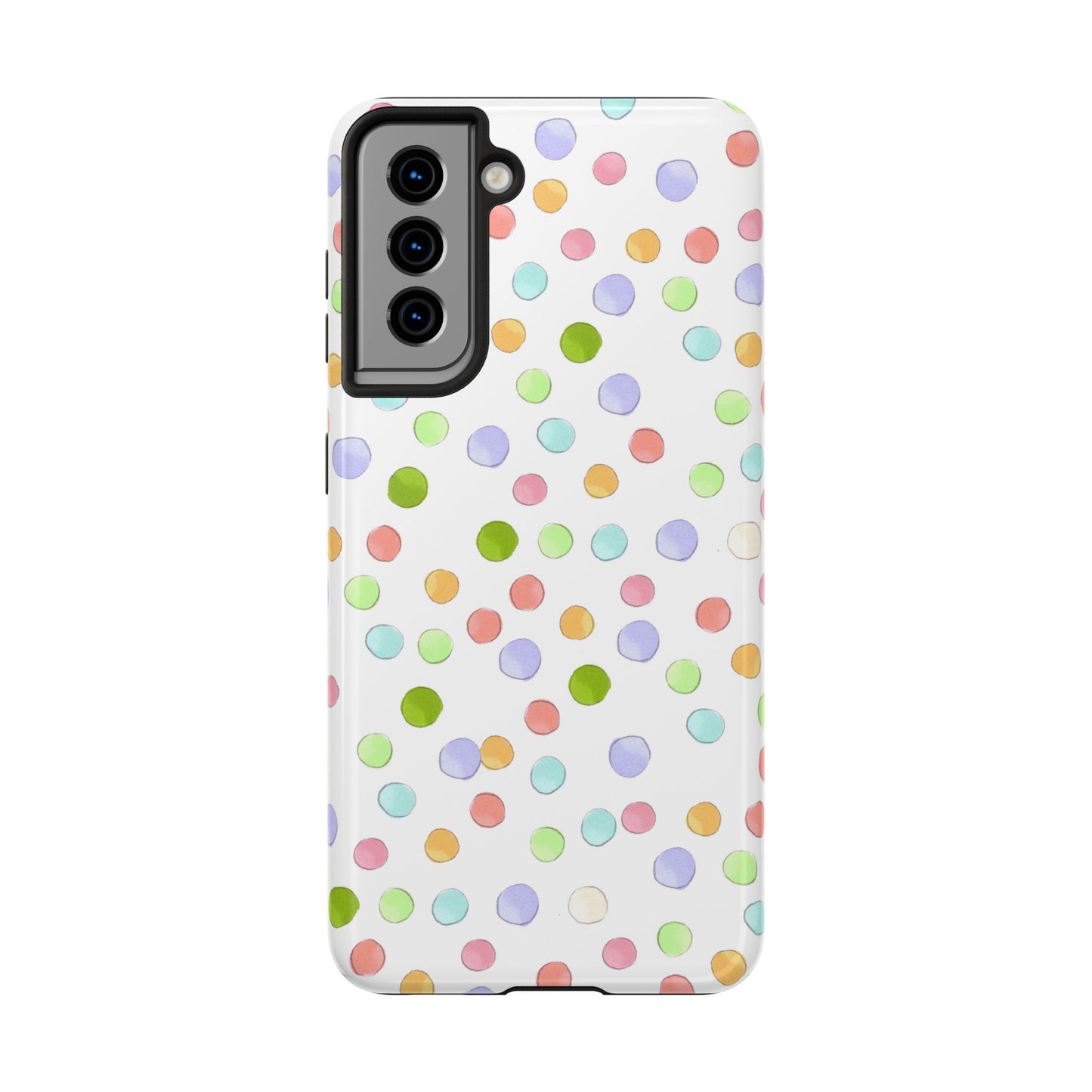 Happy Dots White Phone Case