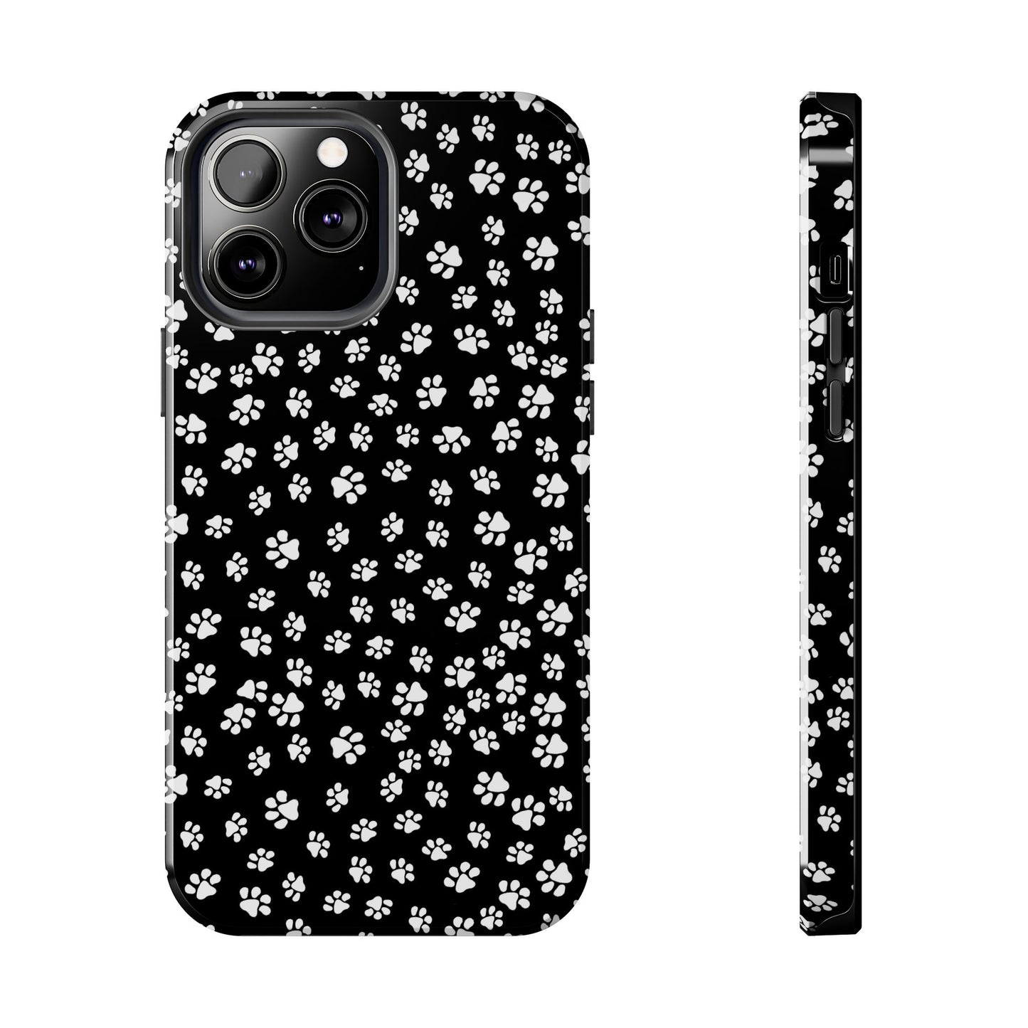 Little Paws Black / White Phone Case