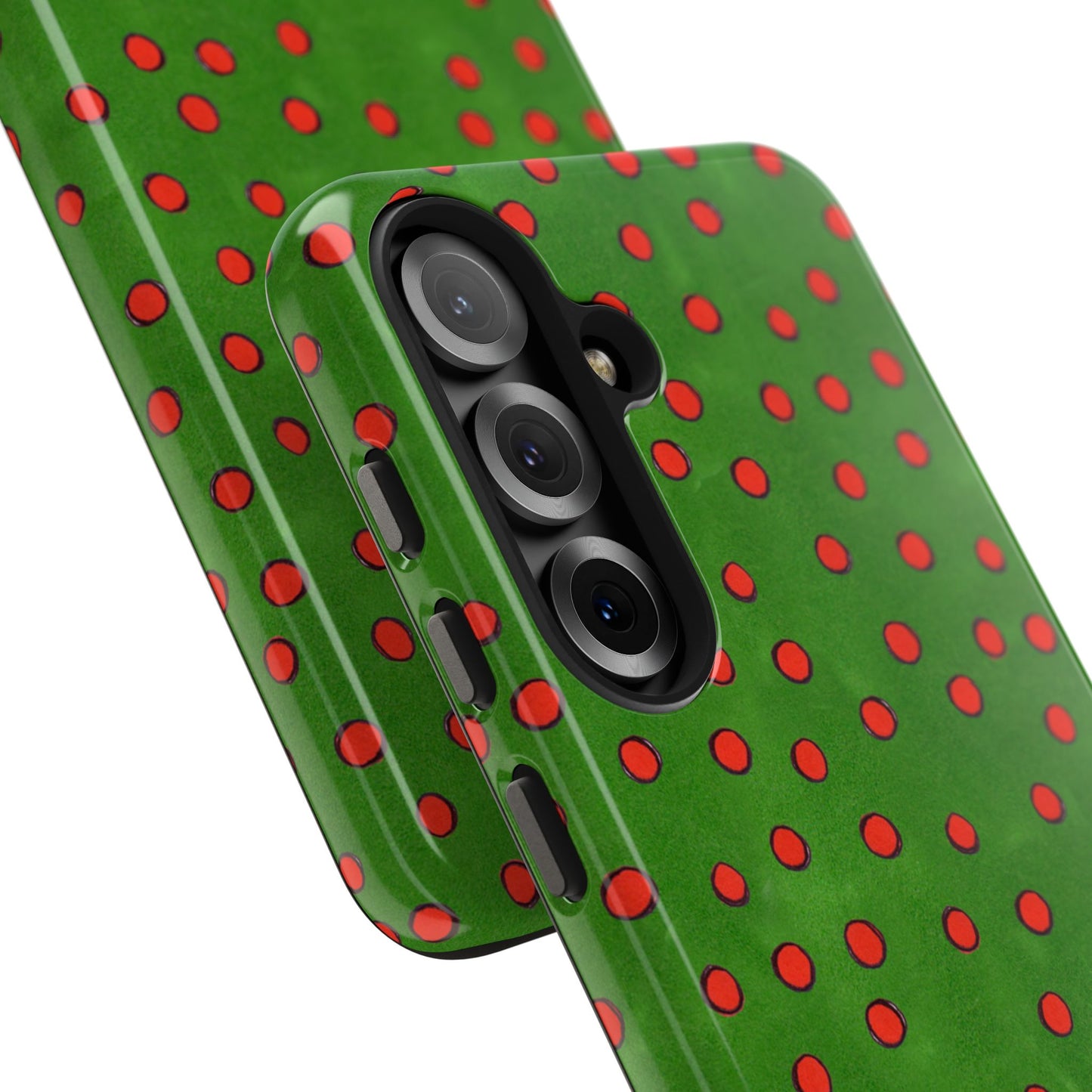 Dinky Dots Green / Red Phone Case