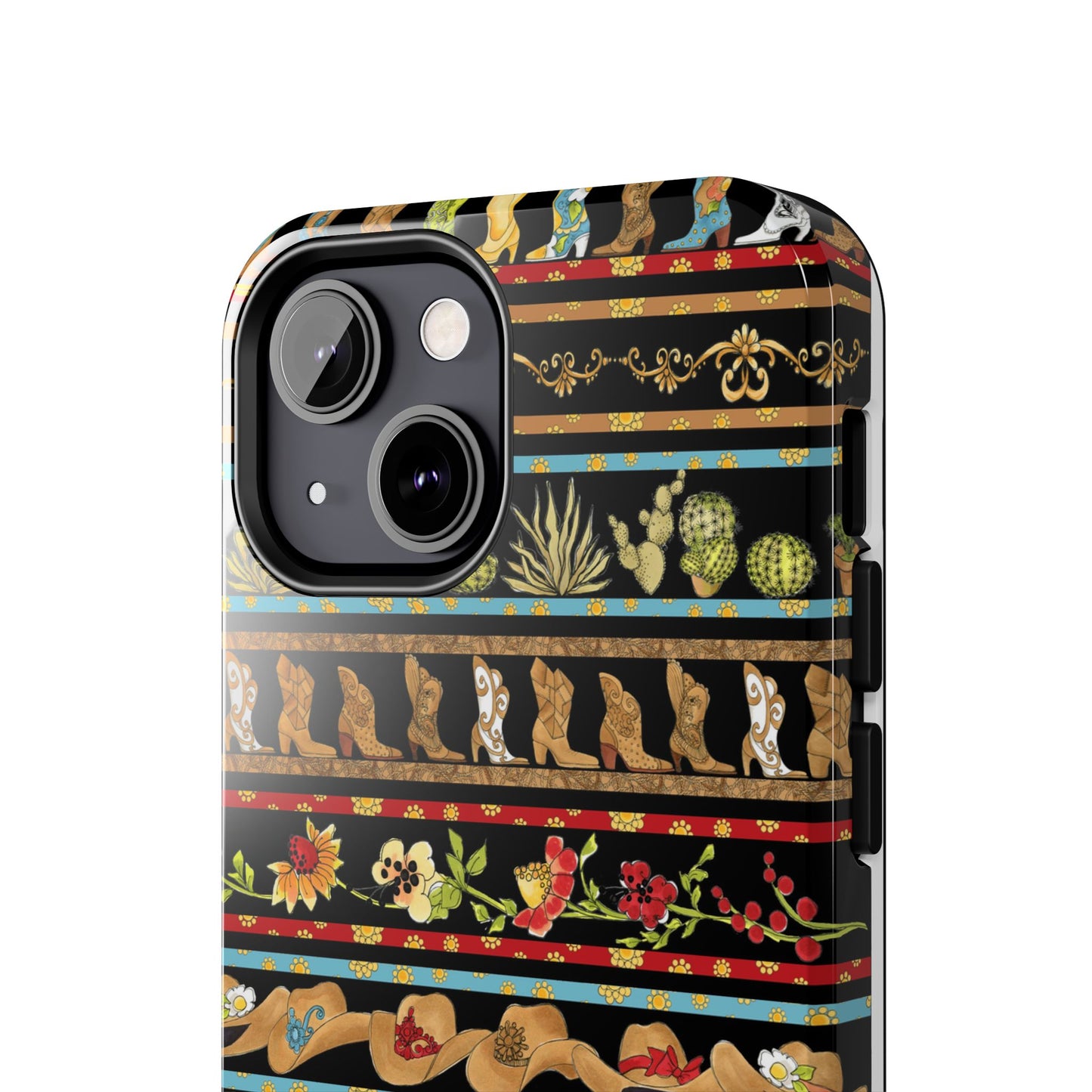 Whoa Borders Black Phone Case