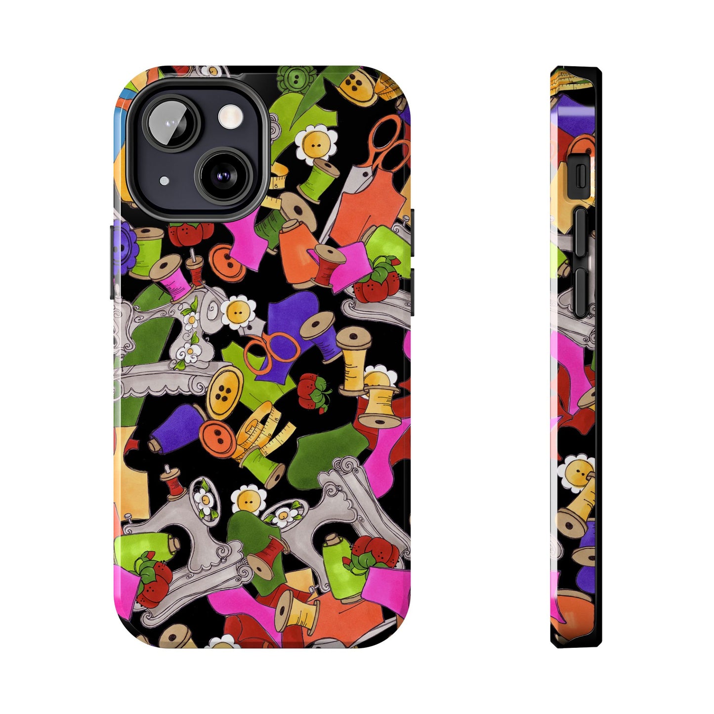 Kaleidasew Black Phone Case