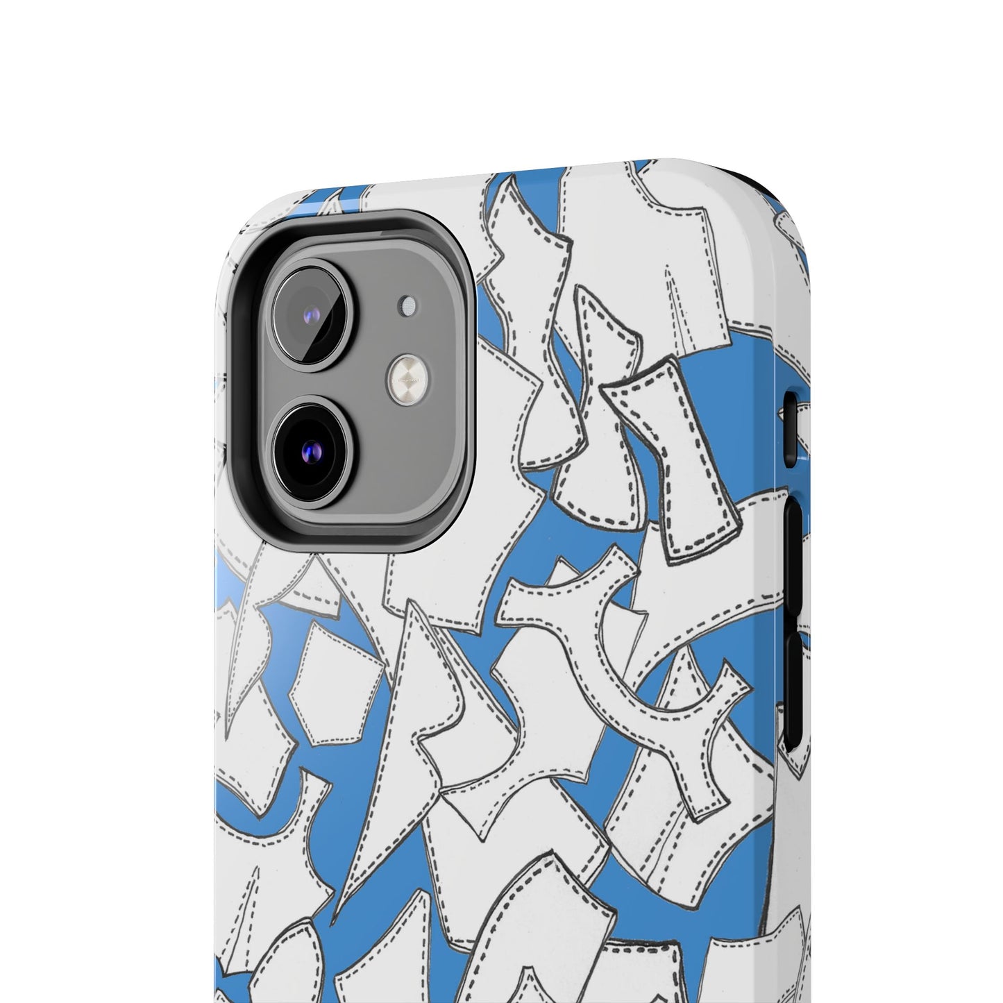 Pattern Pieces Turquoise Phone Case