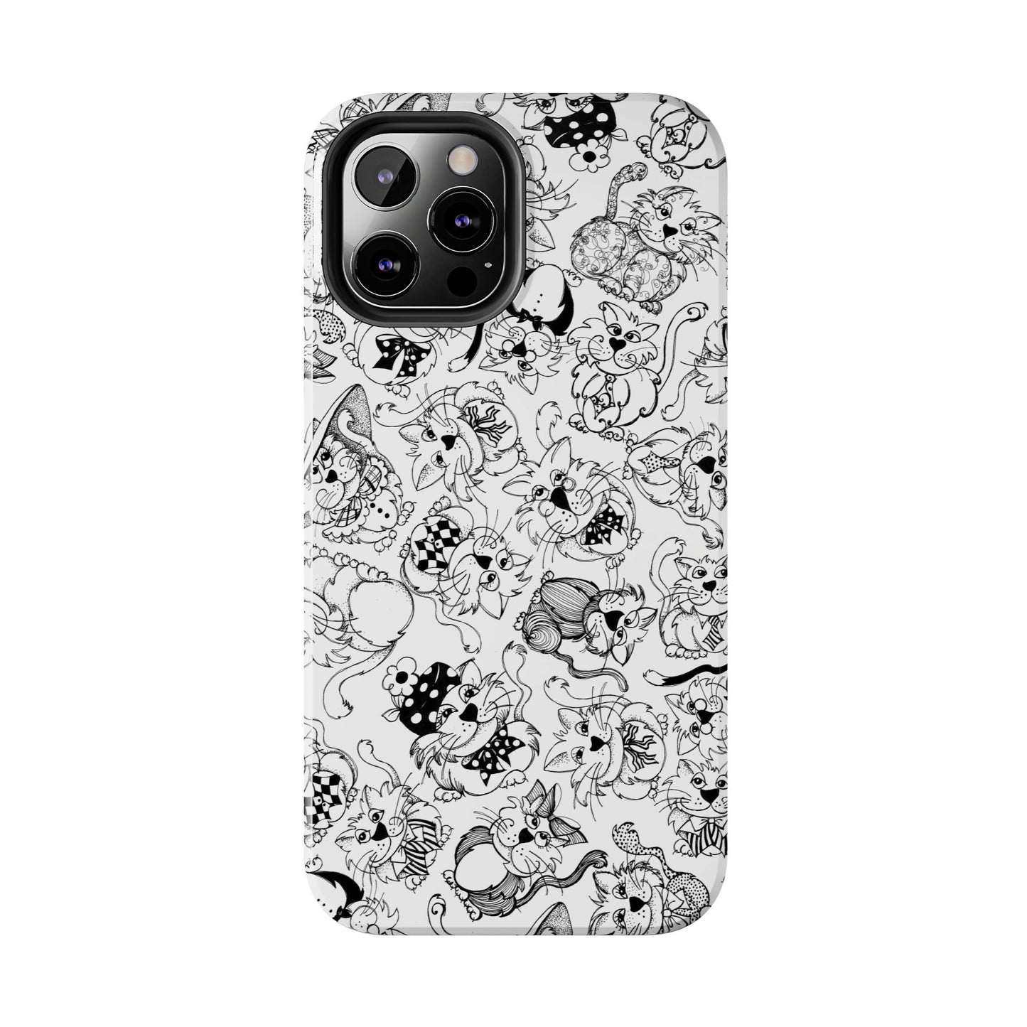 So Kitties Tossed White Phone Case