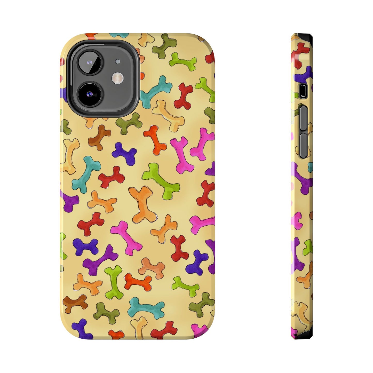 Happy Bones Yellow Phone Case