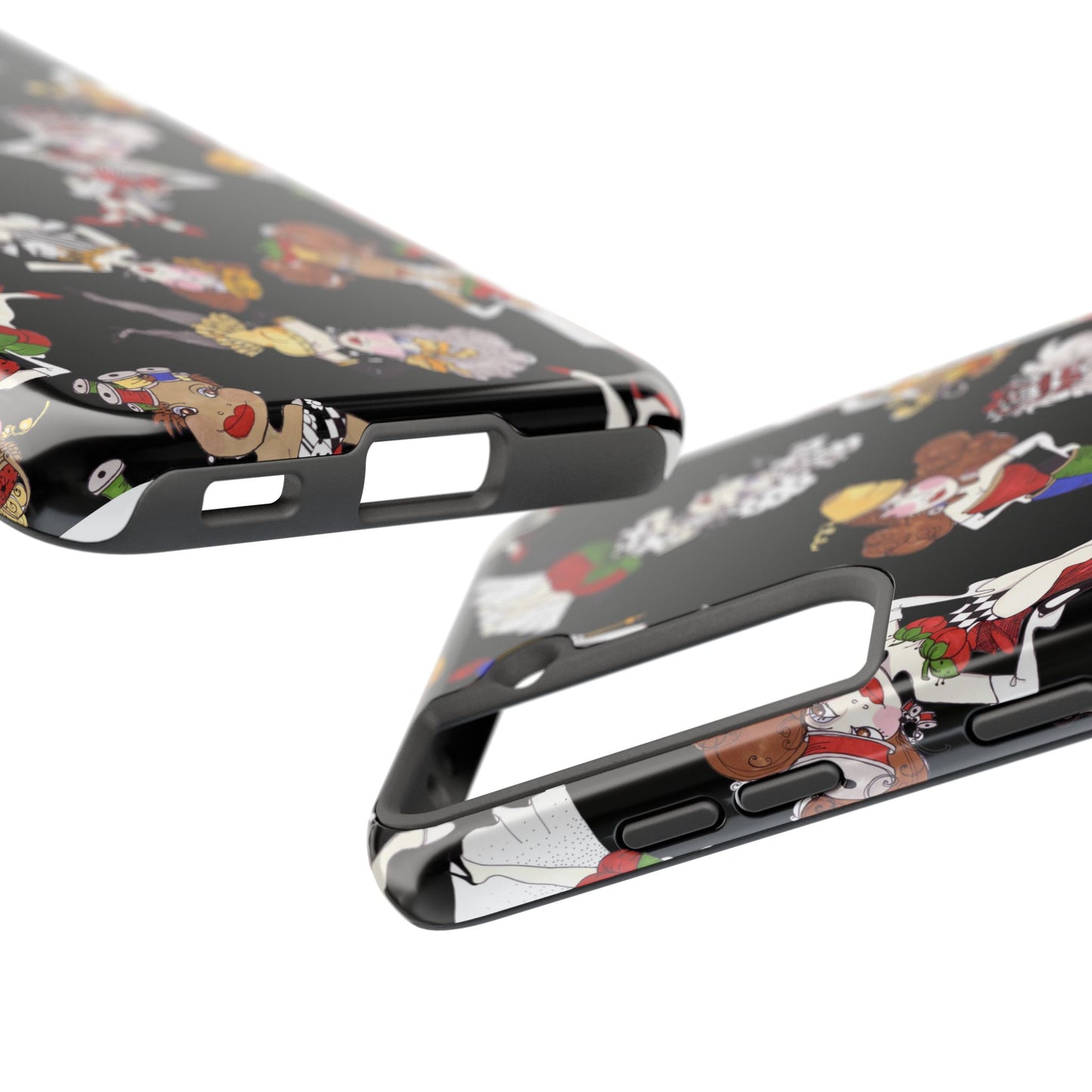 Sew Tossed Black Phone Case