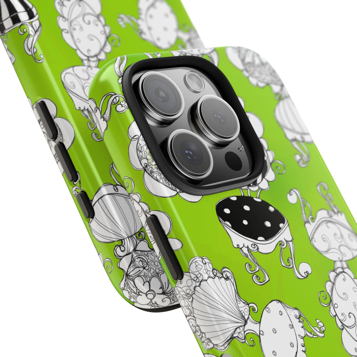 Bistro Chairs Lime Phone Case