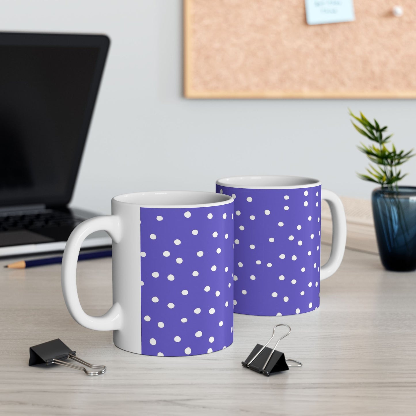 Dinky Dots Blue / White Cup