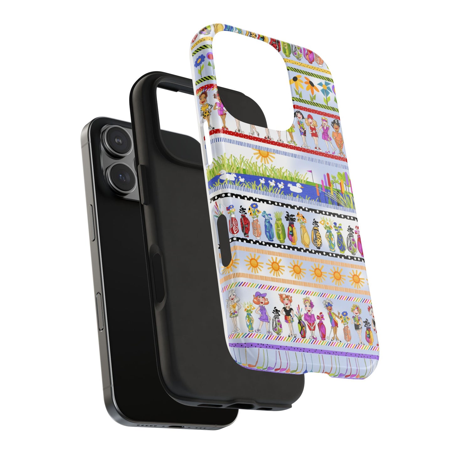 Golf Borders Blue Sky Phone Case