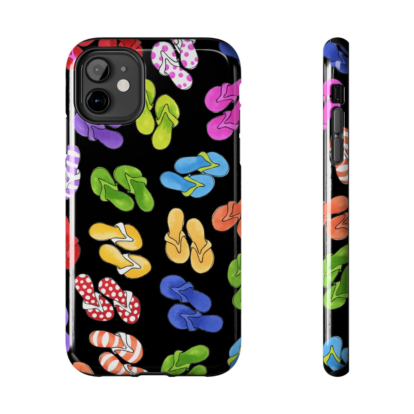 Fun Flops Black Phone Case