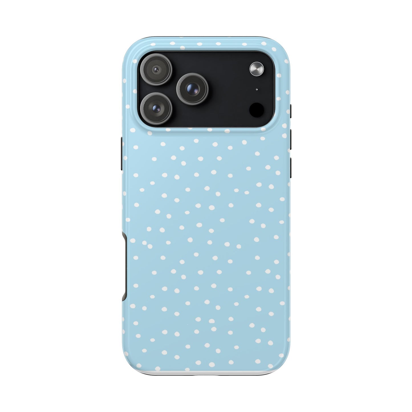 Dinky Dots Aqua / White Phone Case