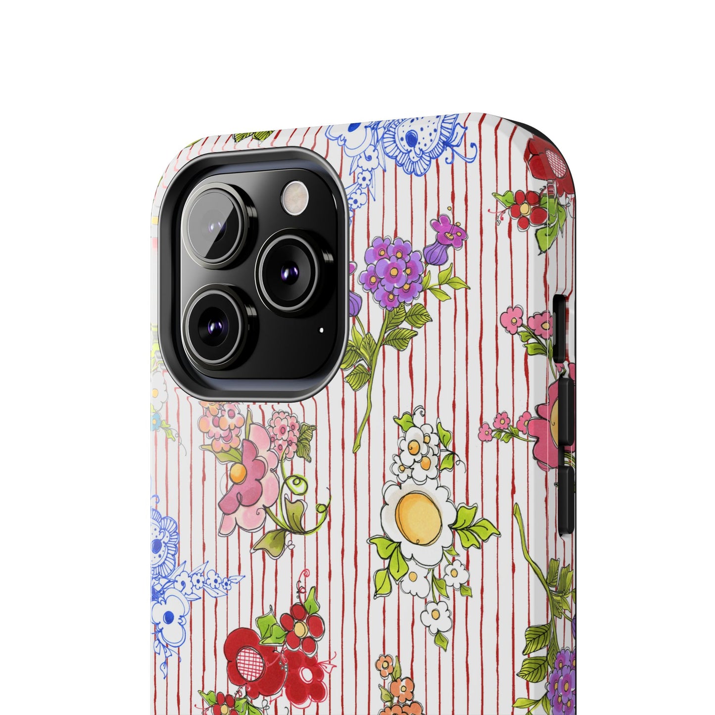 Mixed Bouquets Red / White Phone Case