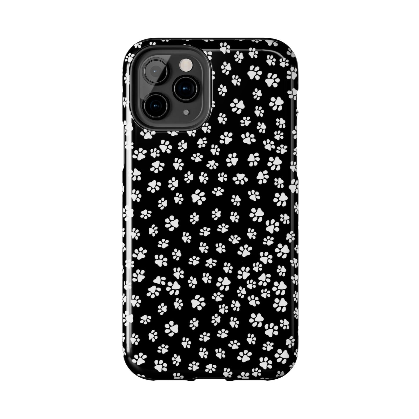Little Paws Black / White Phone Case