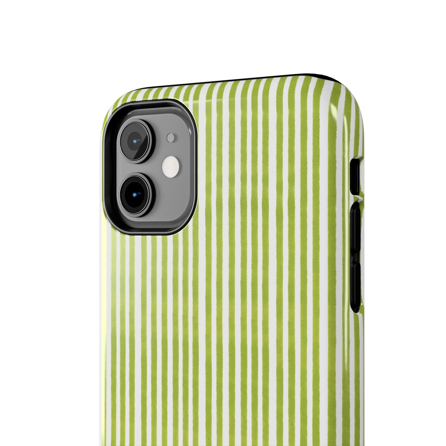 Lazy Stripe Lime Phone Case