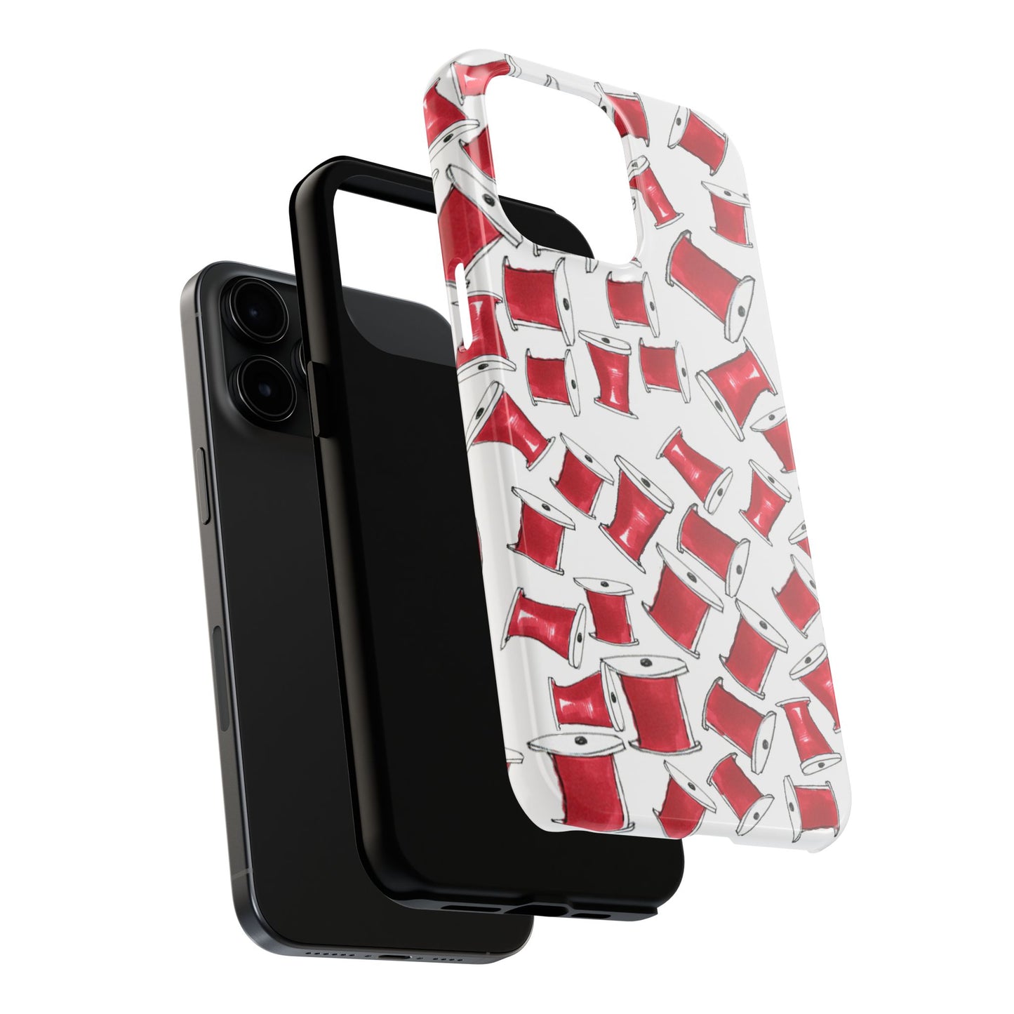 Red Thread White Phone Case