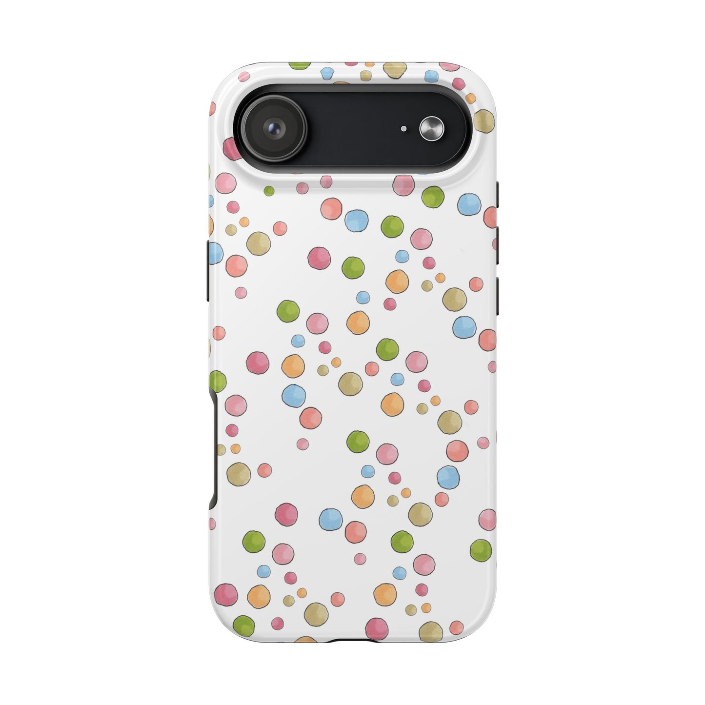 Clown Dots White Phone Case