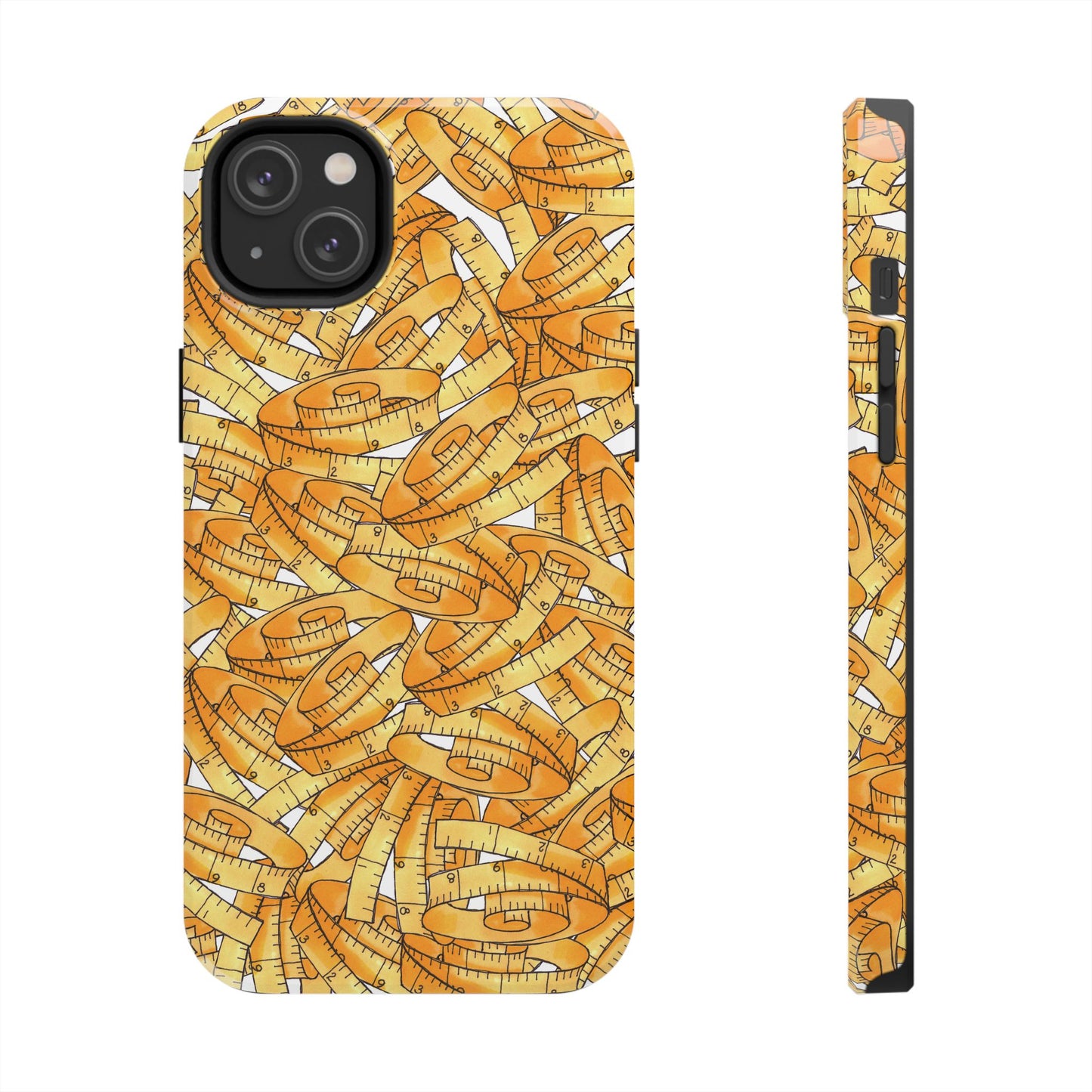 Tape Storm White / Yellow Phone Case
