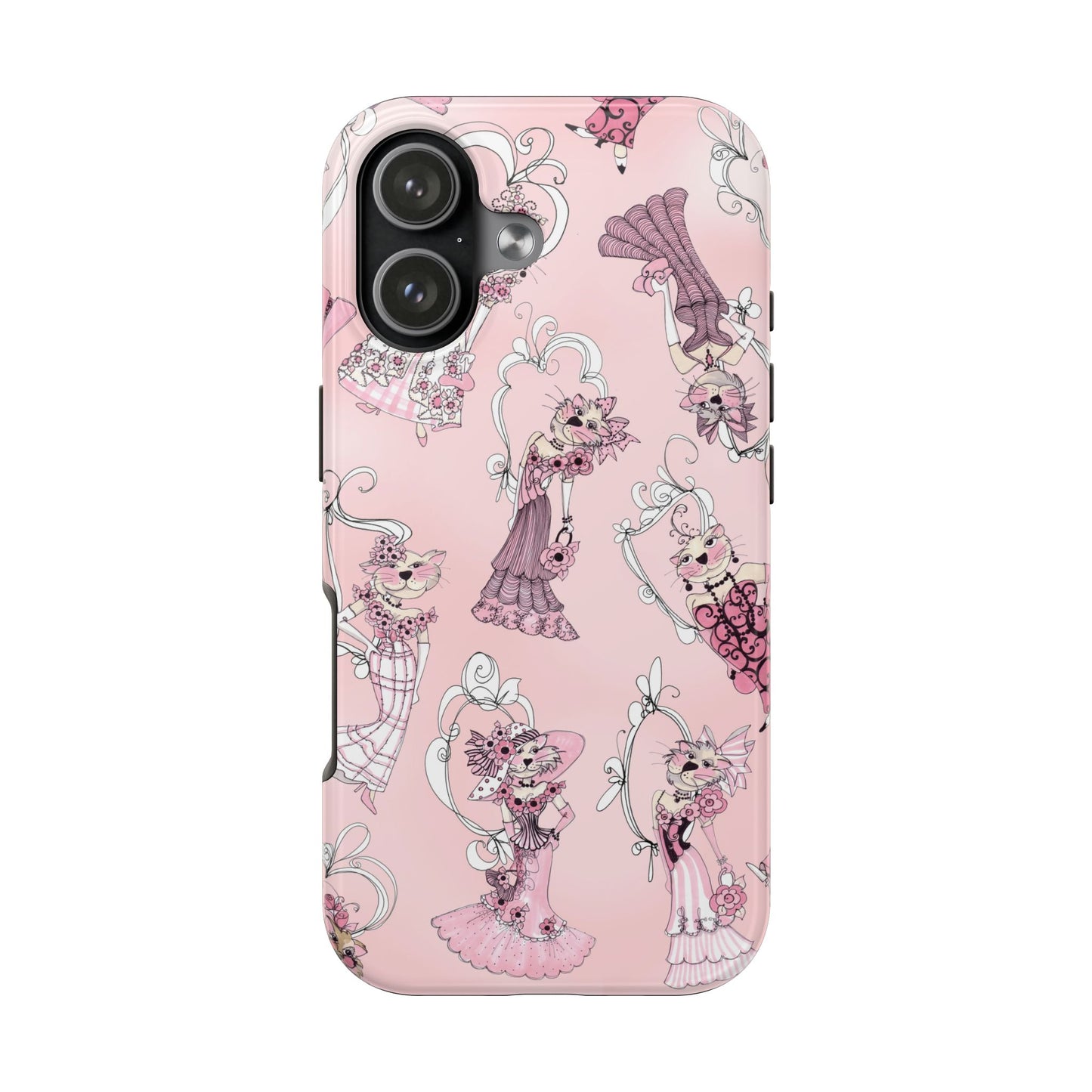 Lady Cats Tossed Phone Case