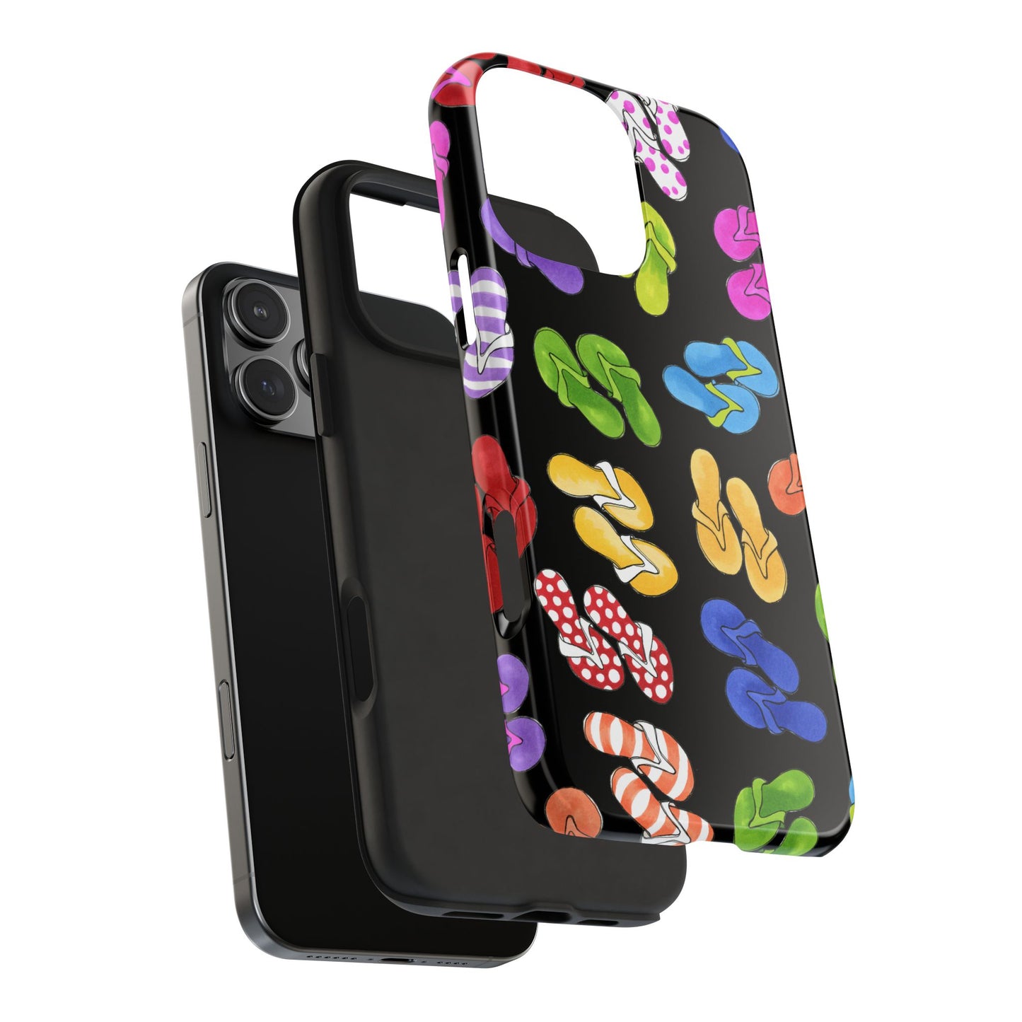 Fun Flops Black Phone Case