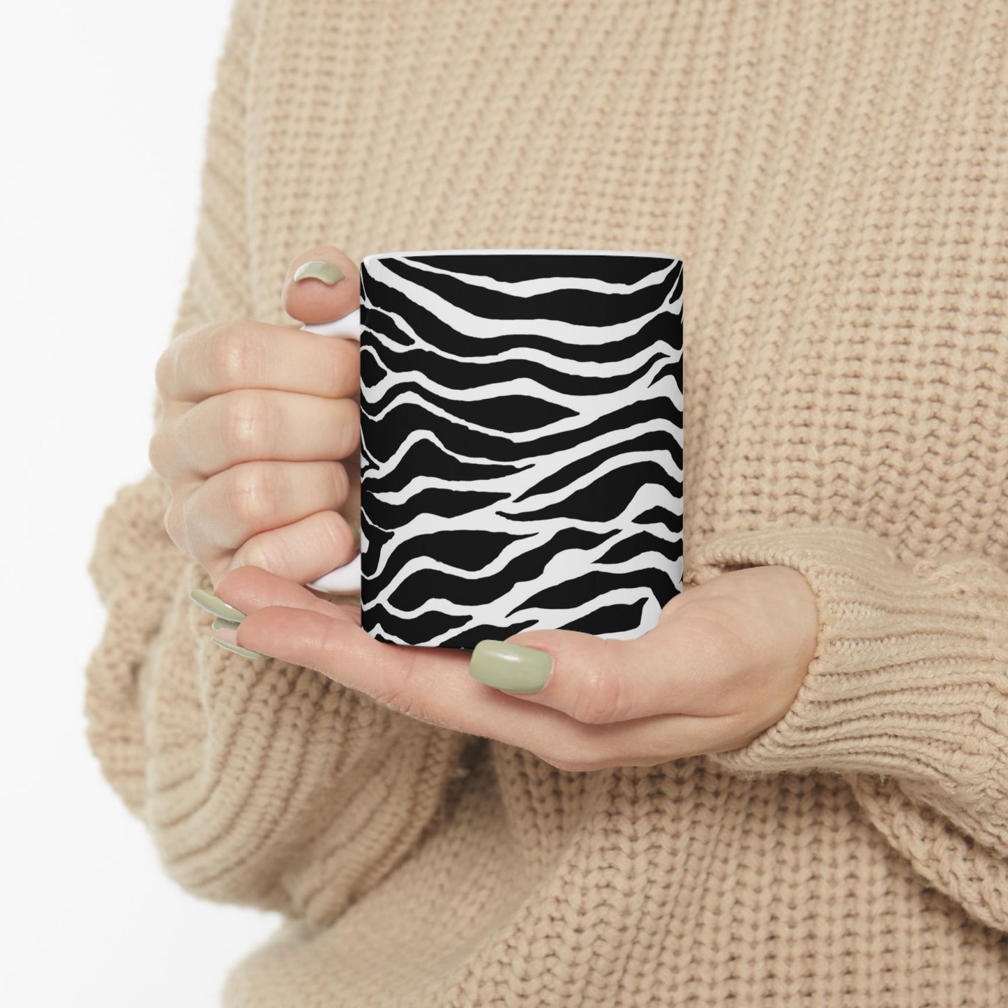 Zebra White Cup