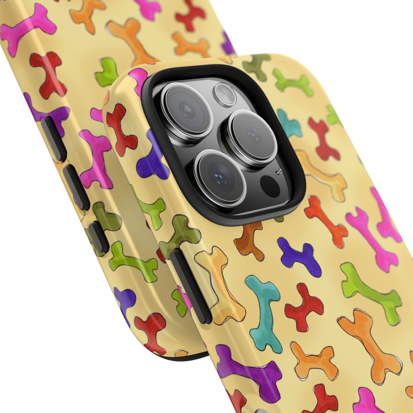 Happy Bones Yellow Phone Case