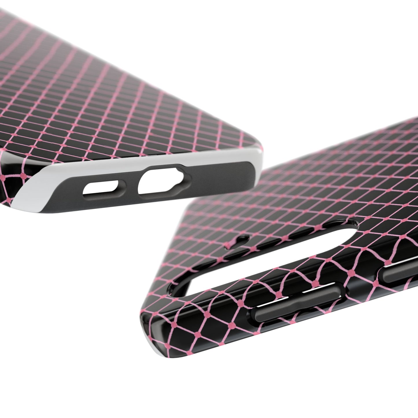 Cyclone Fence Black / Pink Phone Case