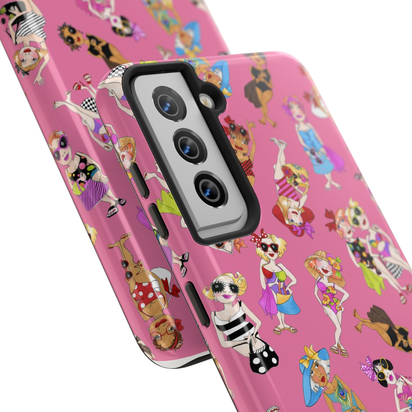 Tossed Beauties Pink Phone Case