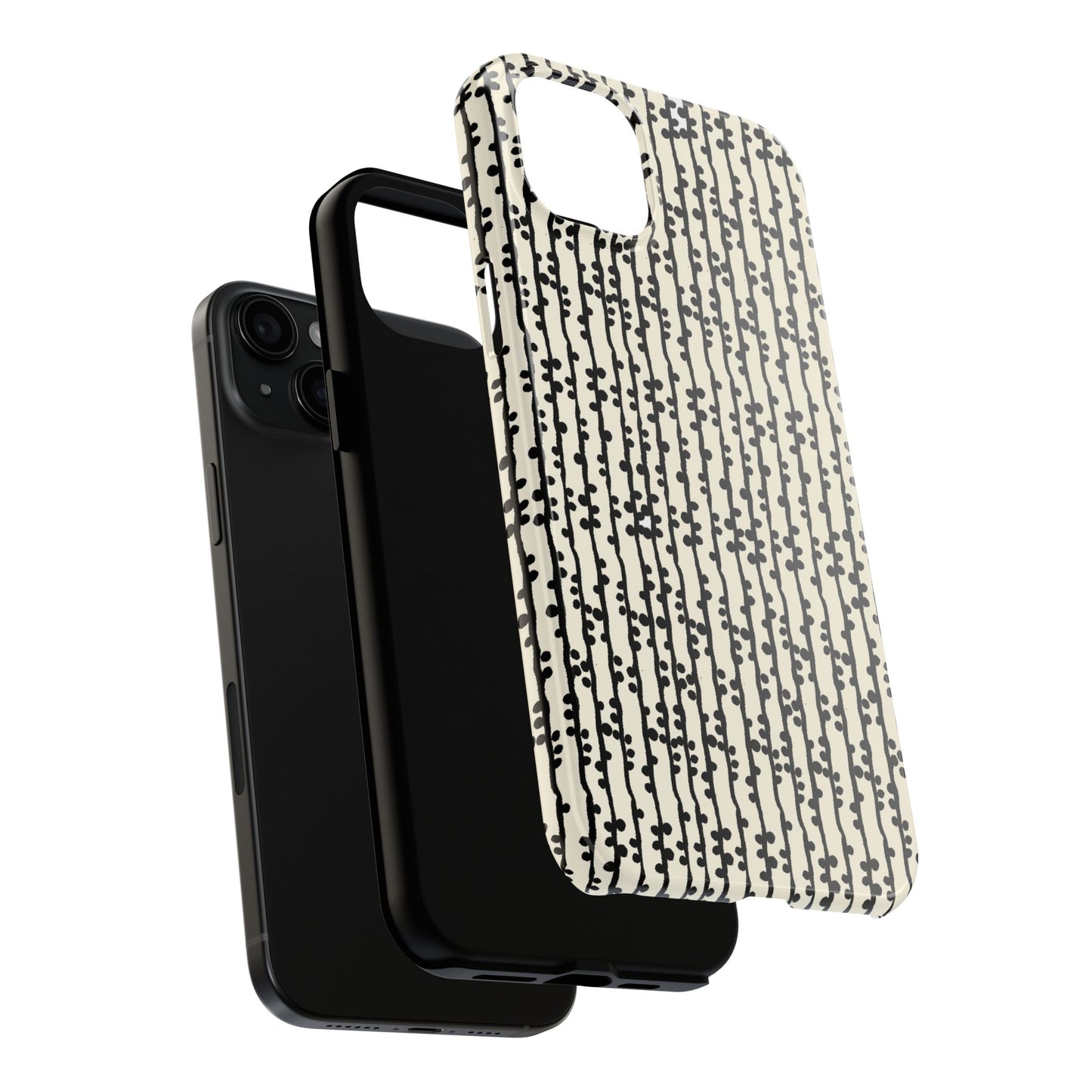 Loopy Stripe Bone Phone Case