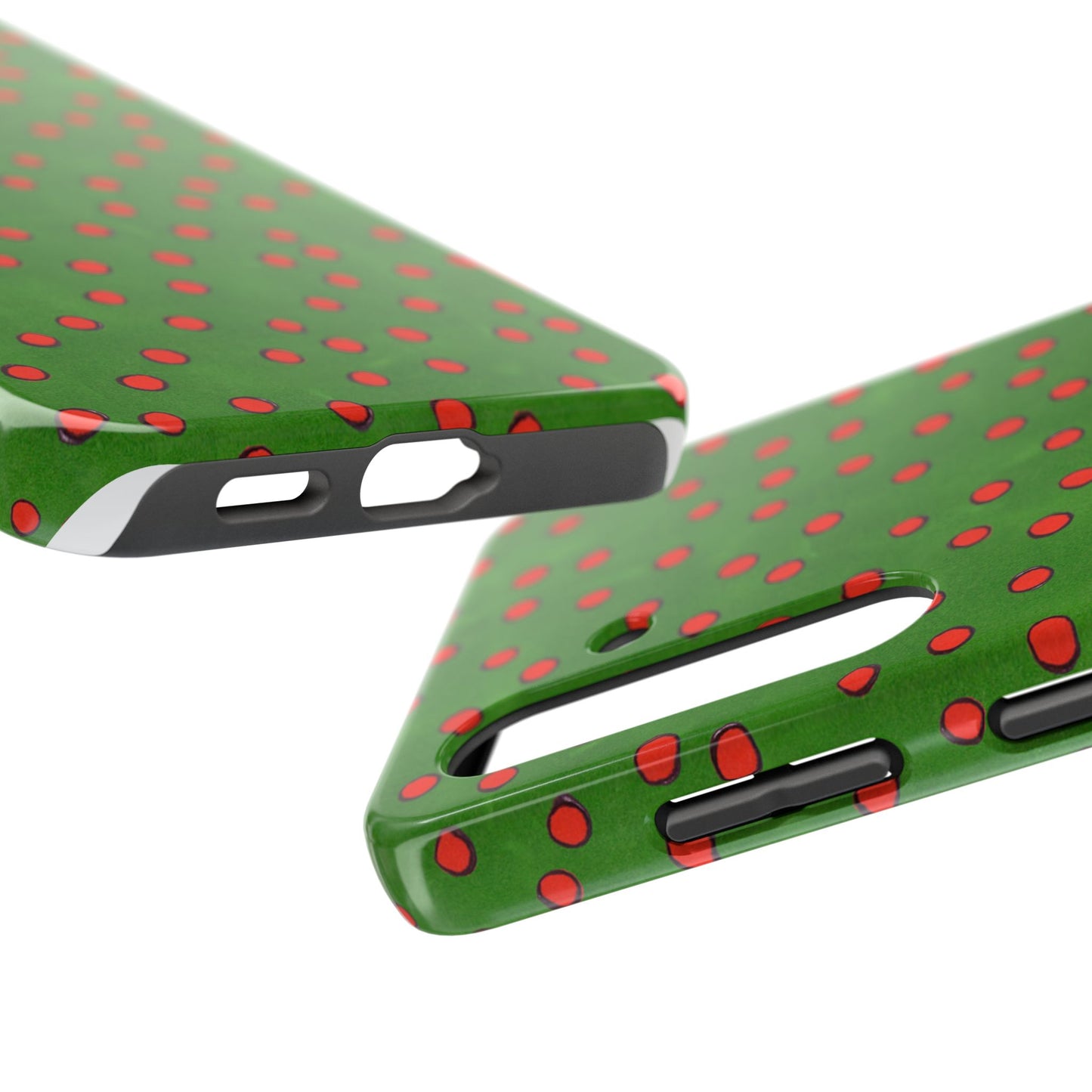 Dinky Dots Green / Red Phone Case