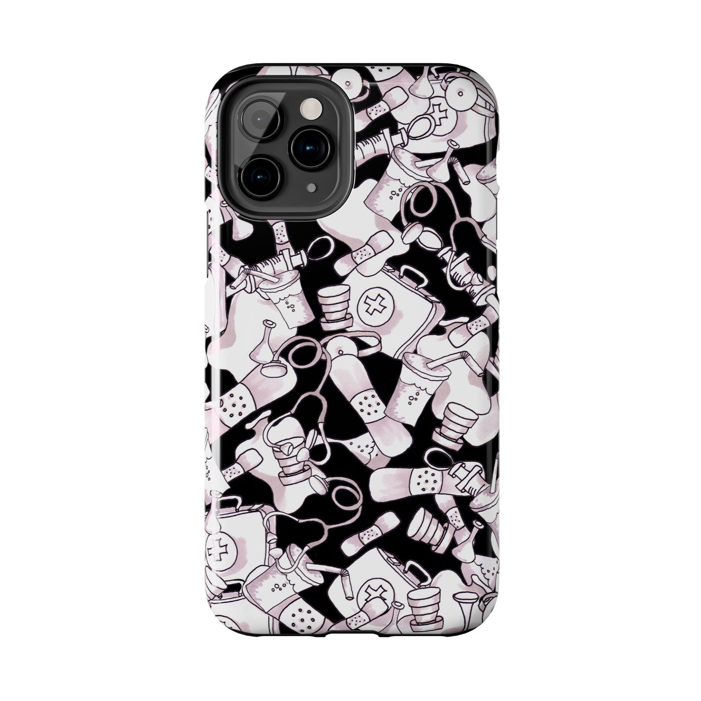 Med Stuff Black Phone Case