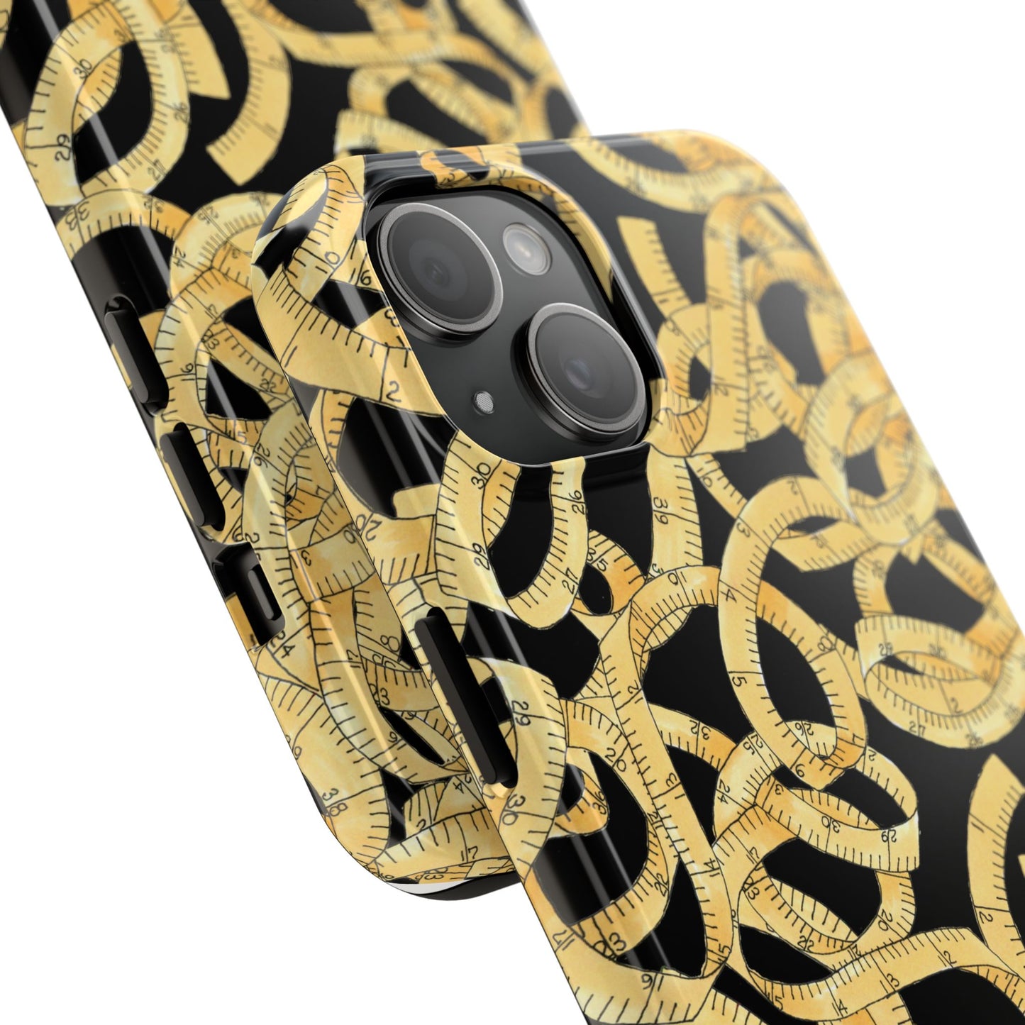 Tape Tangle Black Phone Case